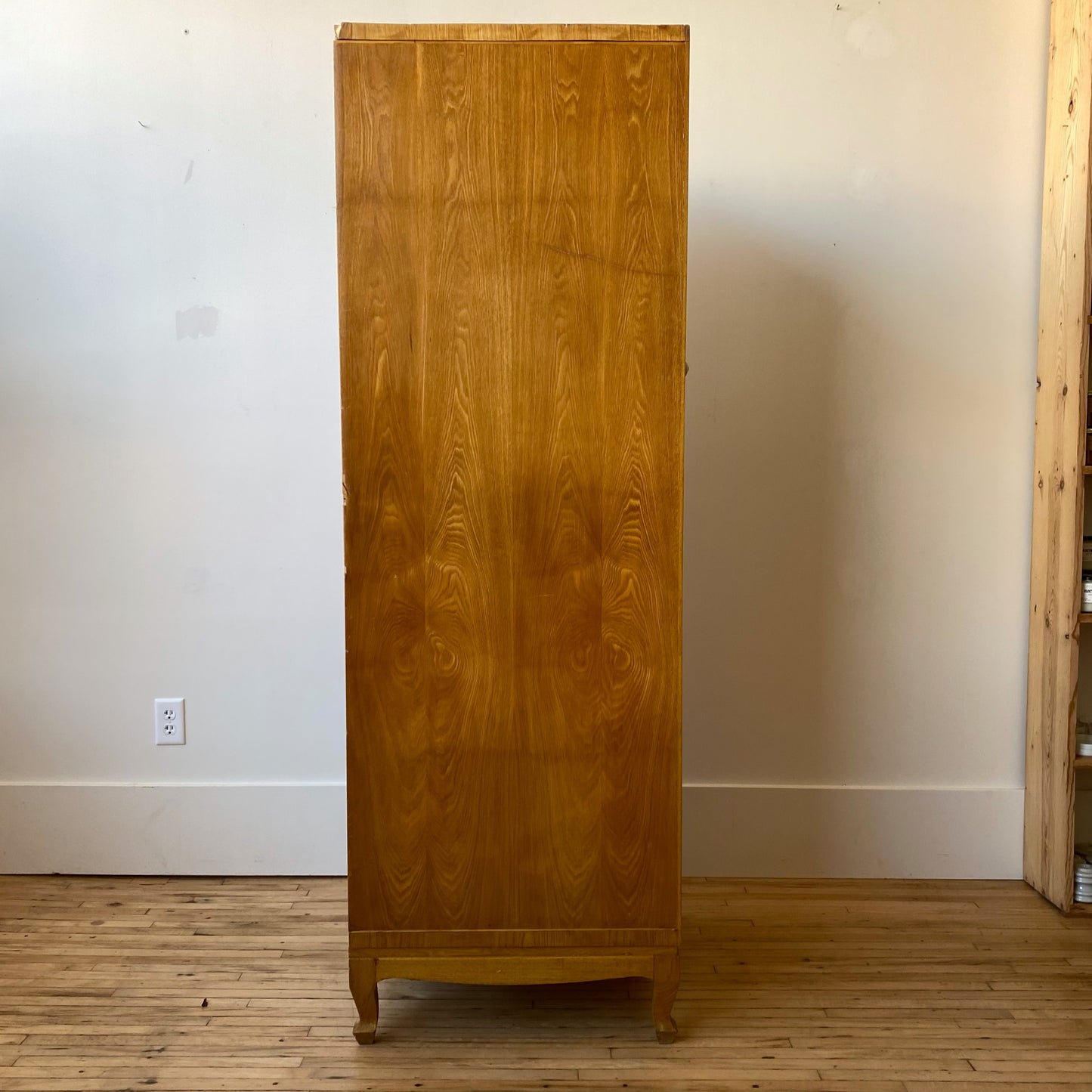 Vintage Wooden Wardrobe Cupboard