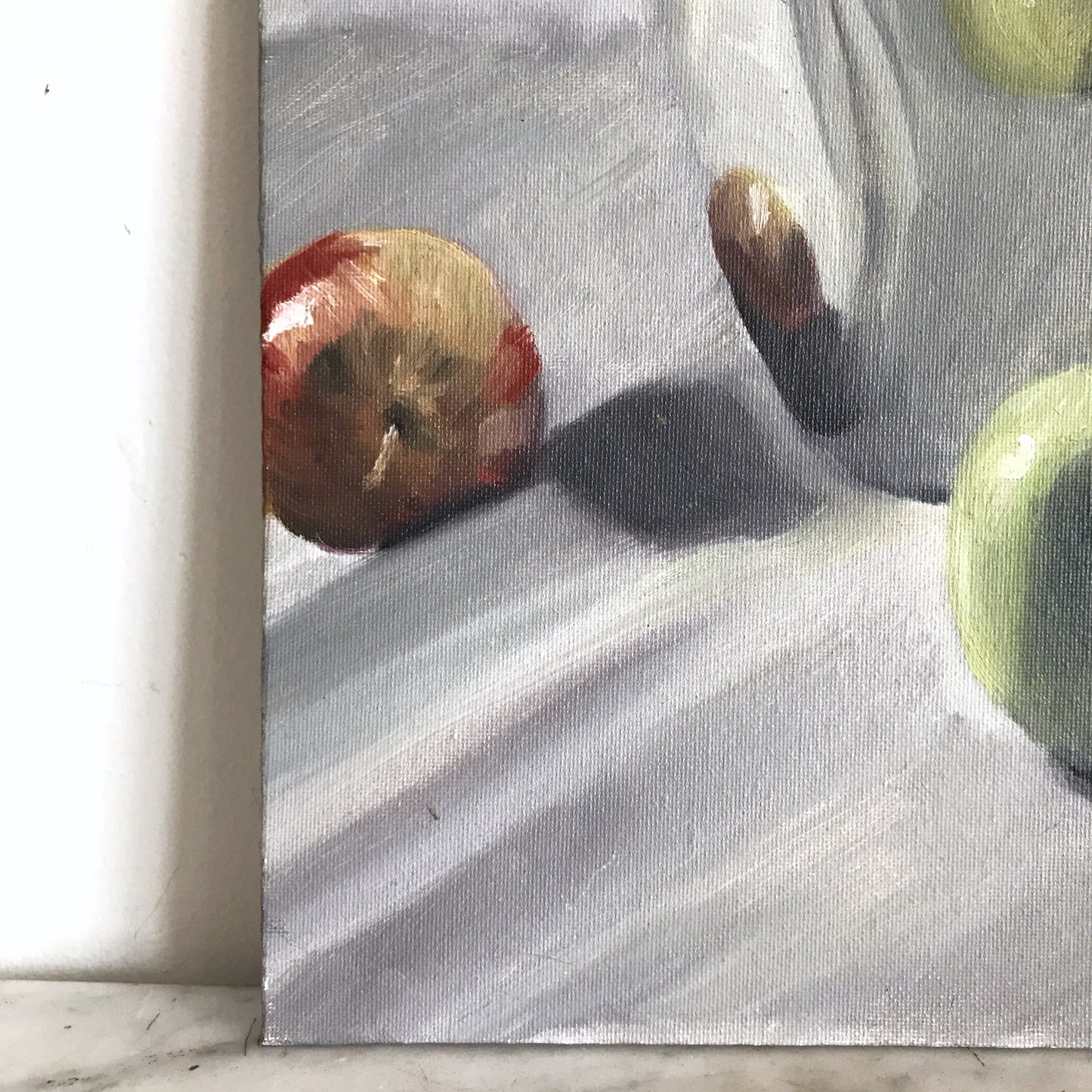 Original Still-life Painting of Apples (12 x 16)