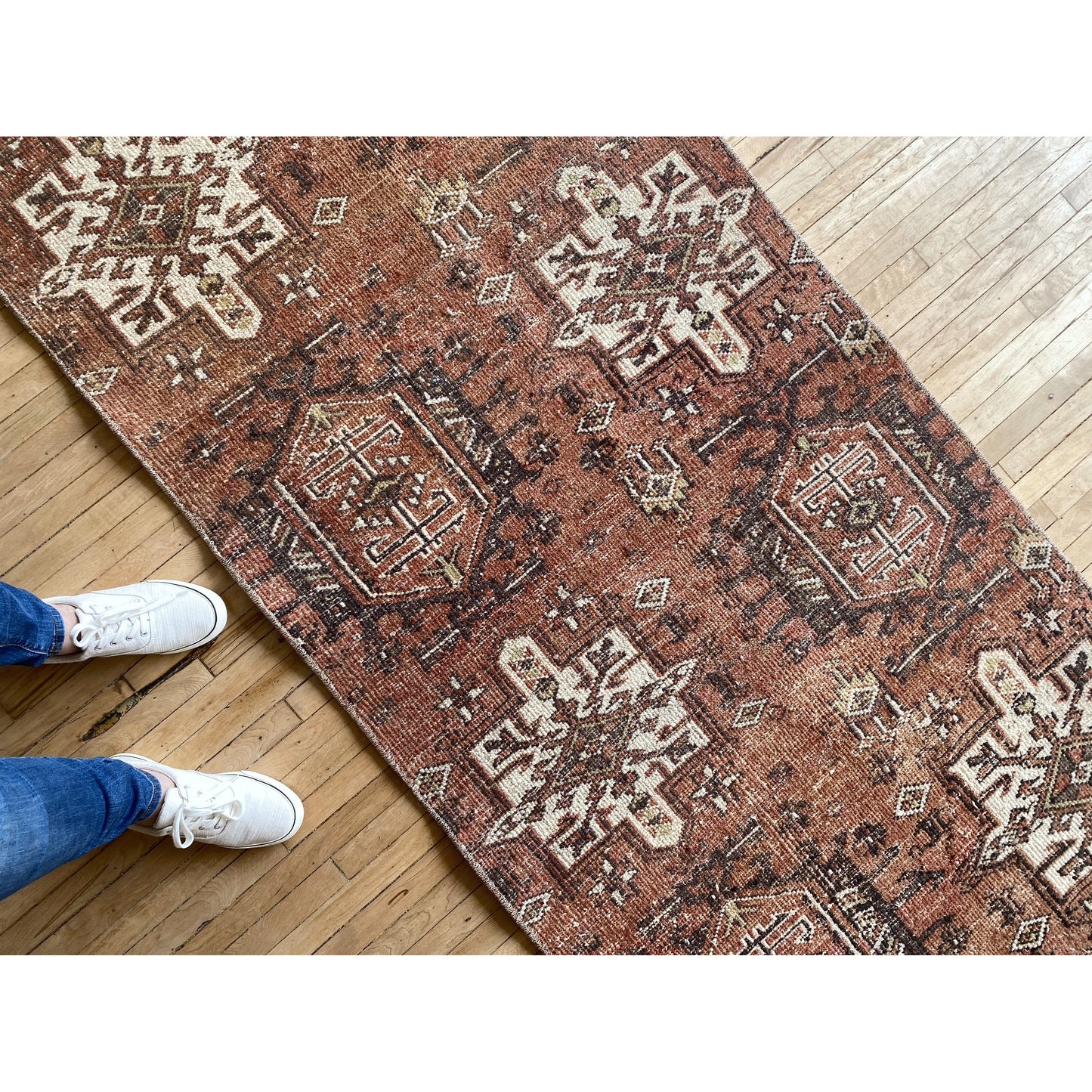 Vintage Runner Rug, Reversible (2.11 x 12.7)