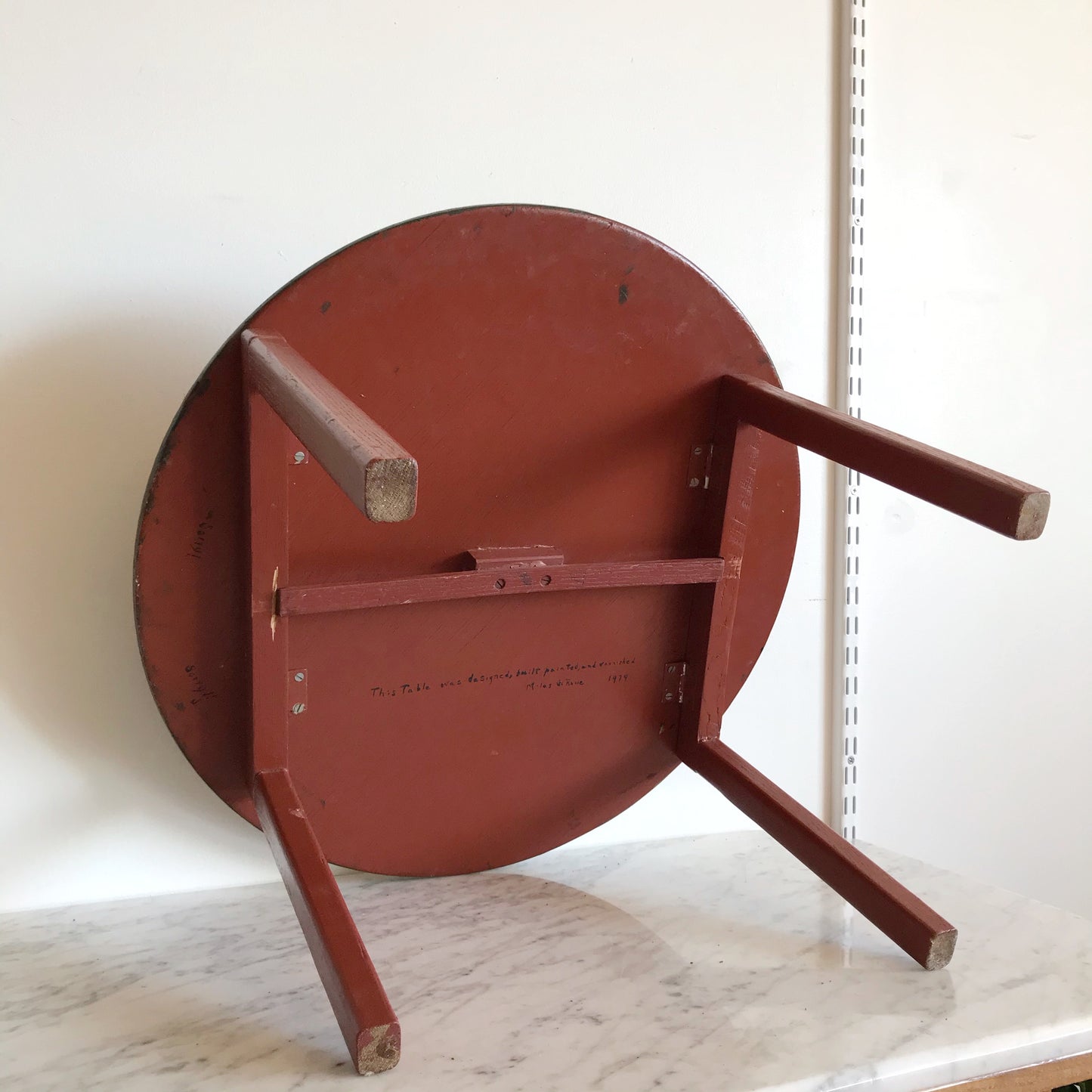 Vintage Hand-painted Folding Table