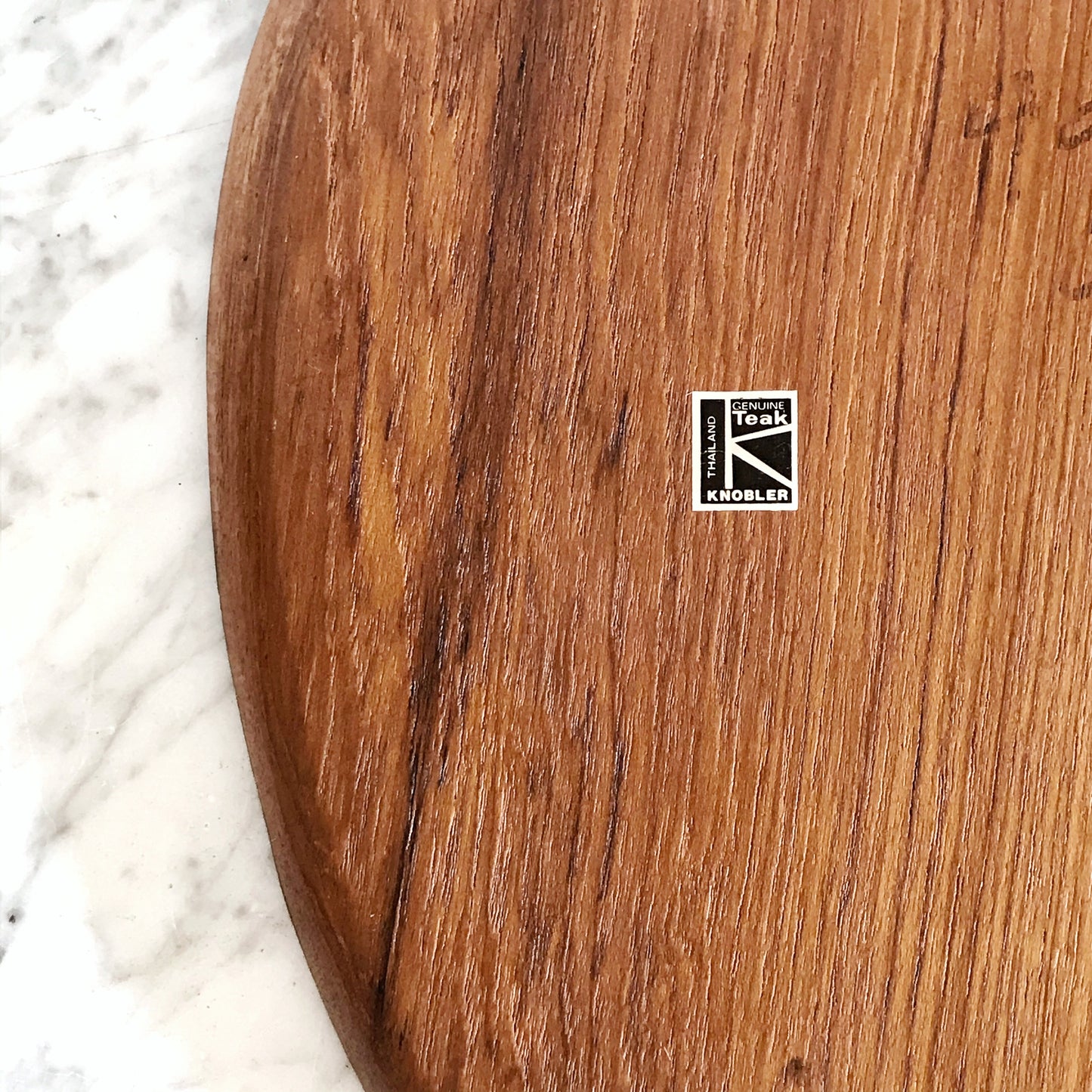 MCM Teak Egg Tray by Knobler