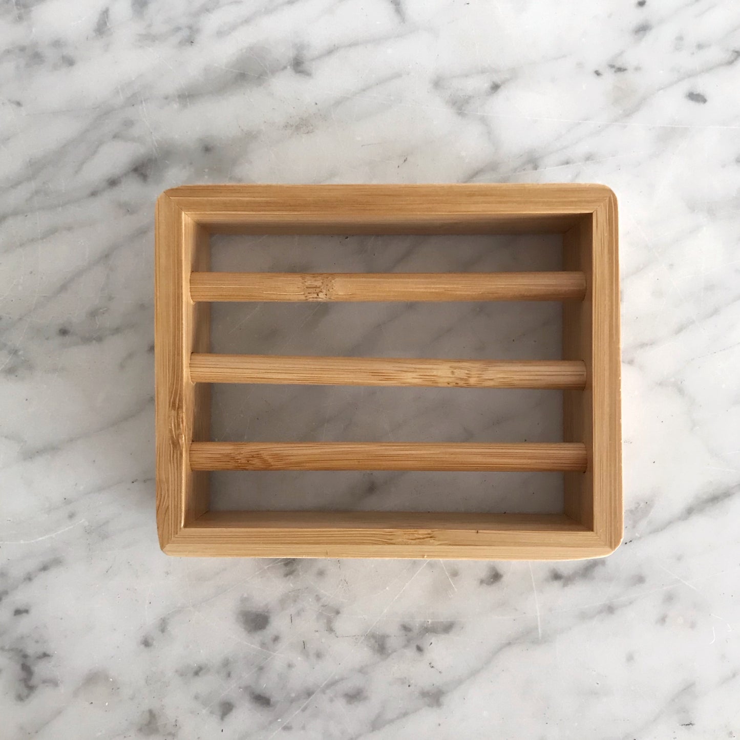 Natural Bamboo Soap Dish / Drying Shelf