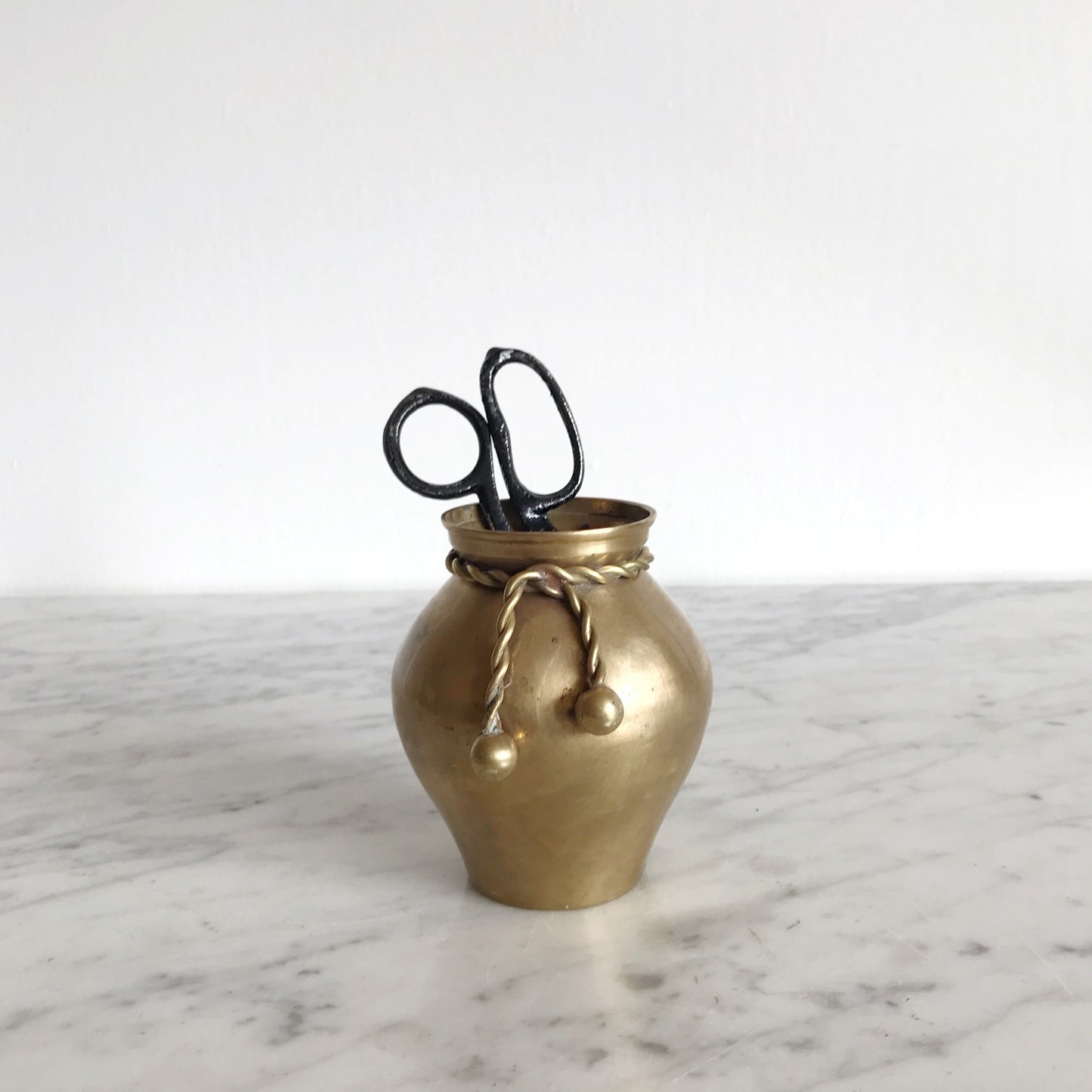 Small Vintage Brass Vase