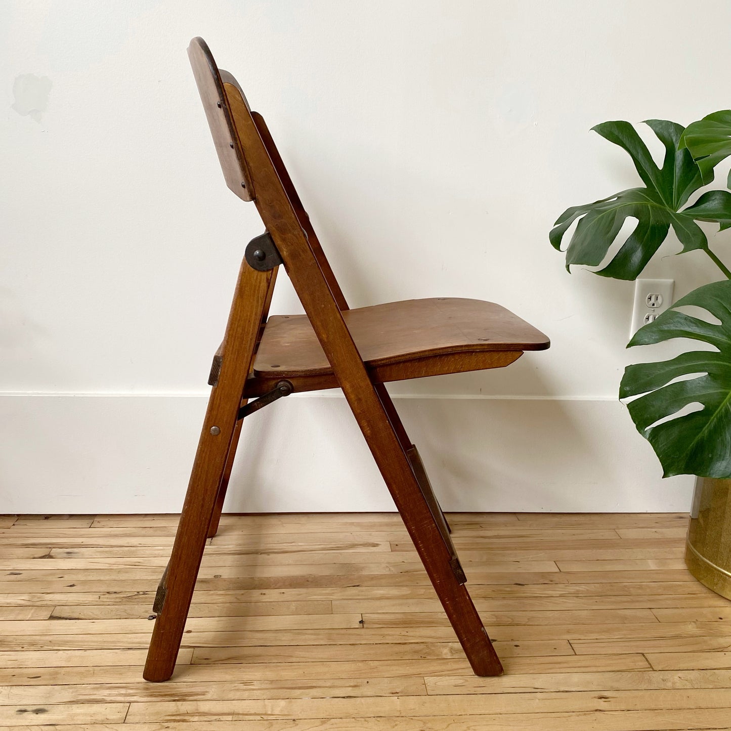 Vintage Wooden Folding Chair