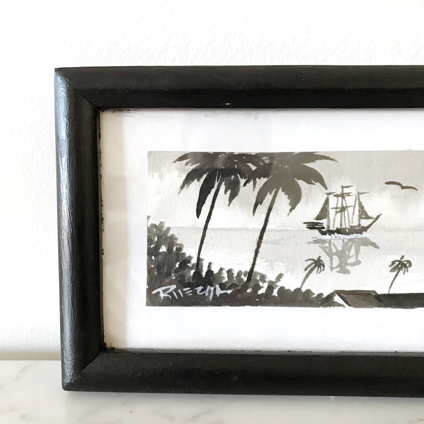 Art: Black Brush Painting