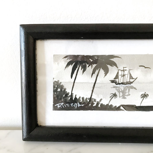 Art: Black Brush Painting
