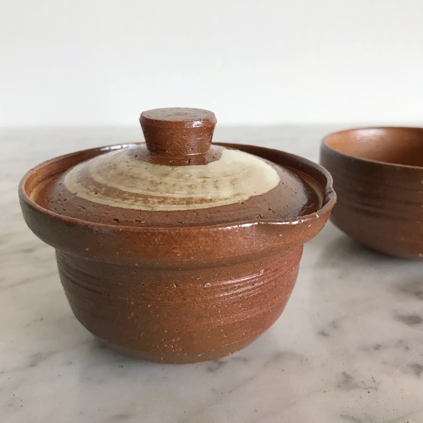 Delicate Vintage Clay Tea Set