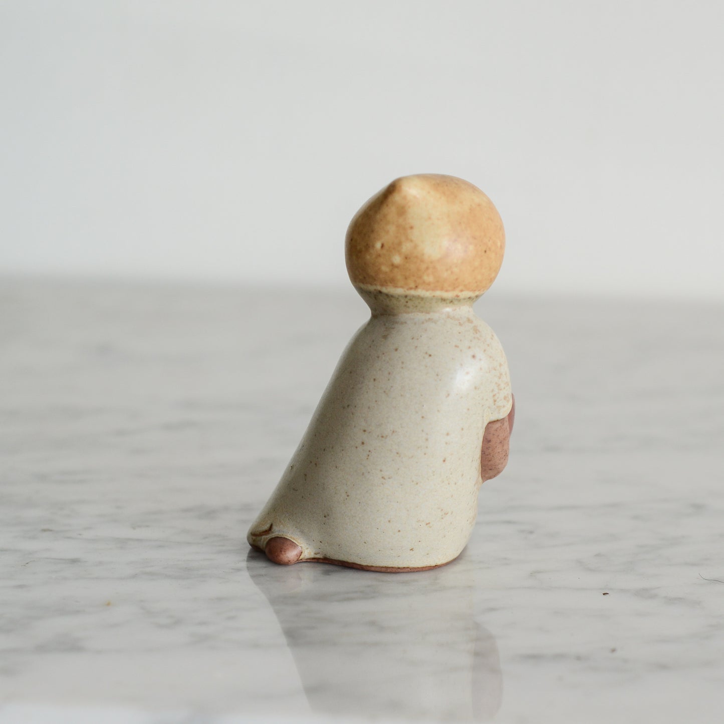 Vintage Girl Figure / Dried Flower Vase
