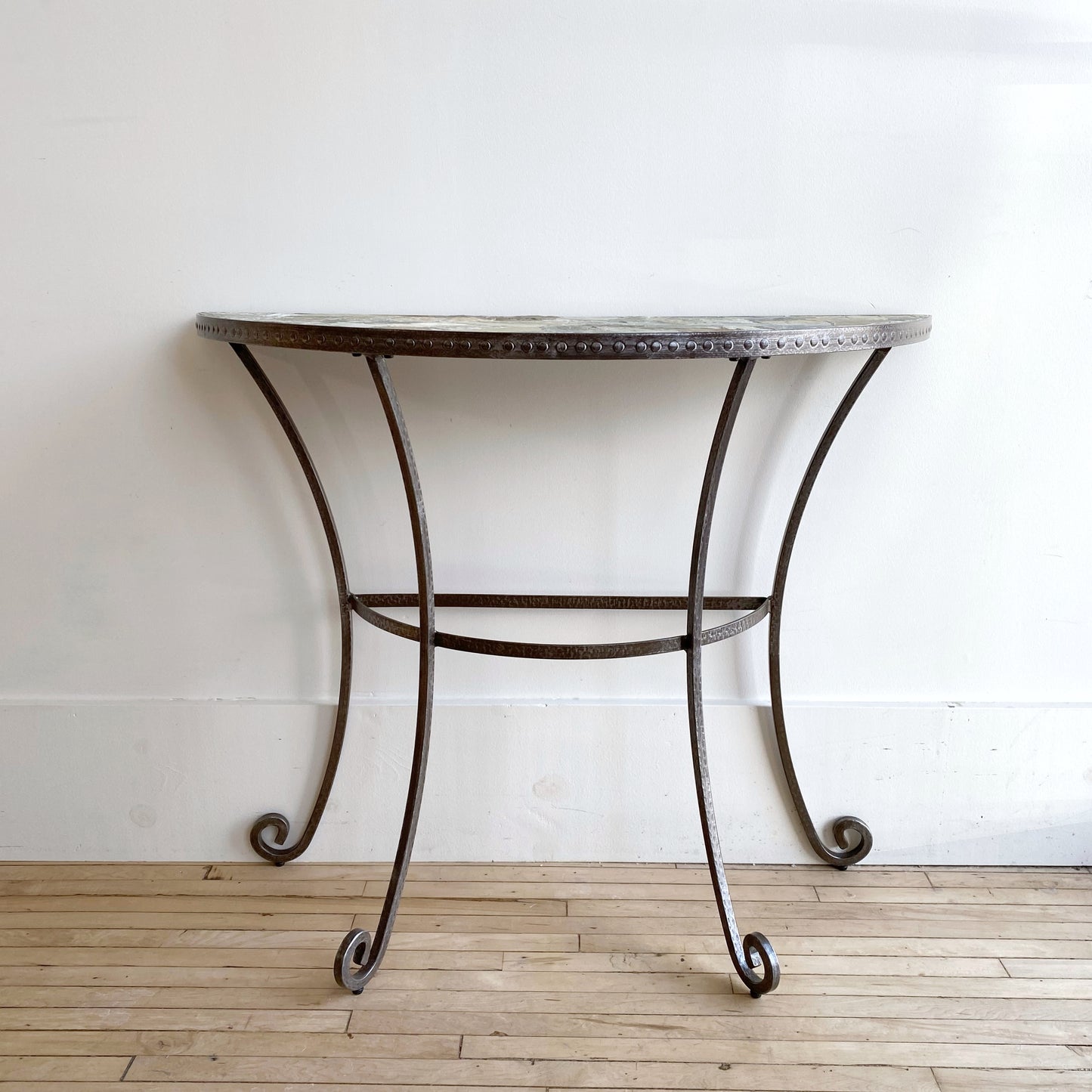 Found Iron + Stone Console Table, Choose