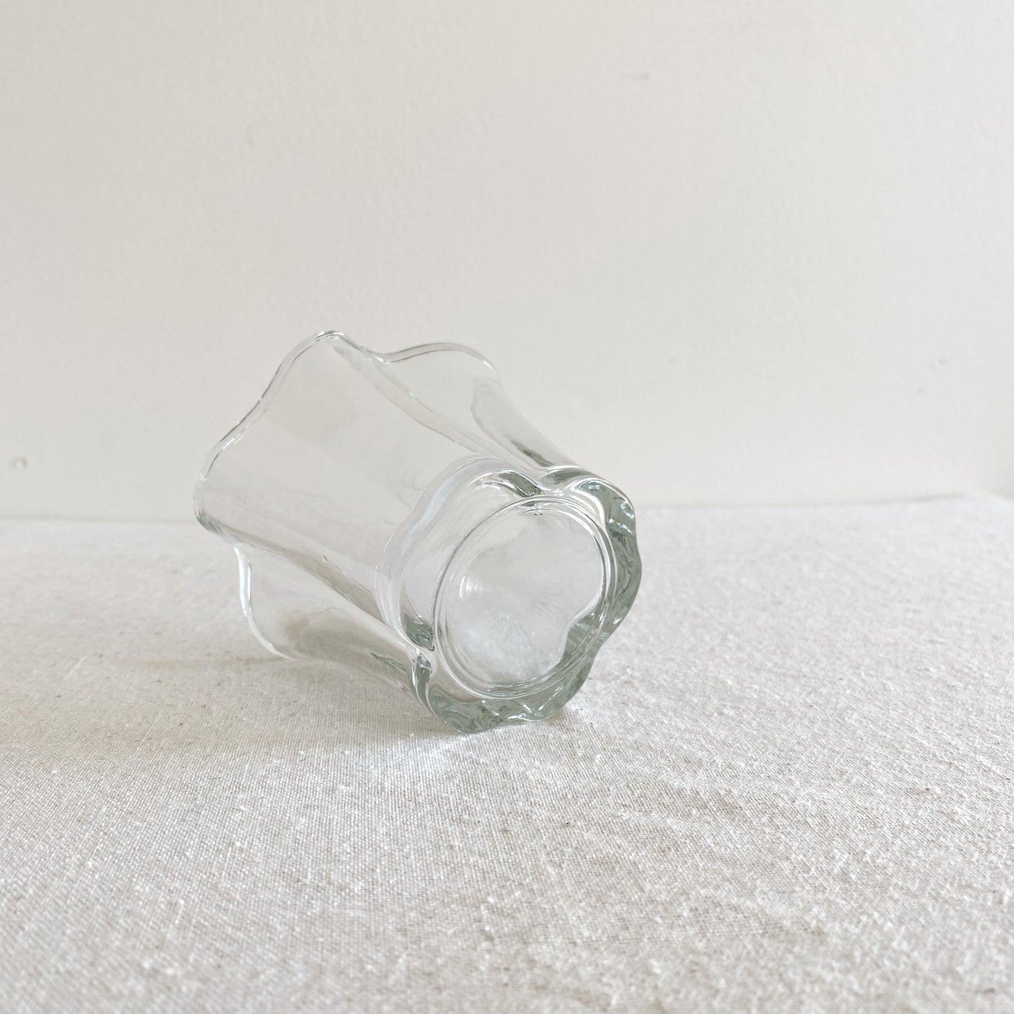Petite Wavy Glass Vase