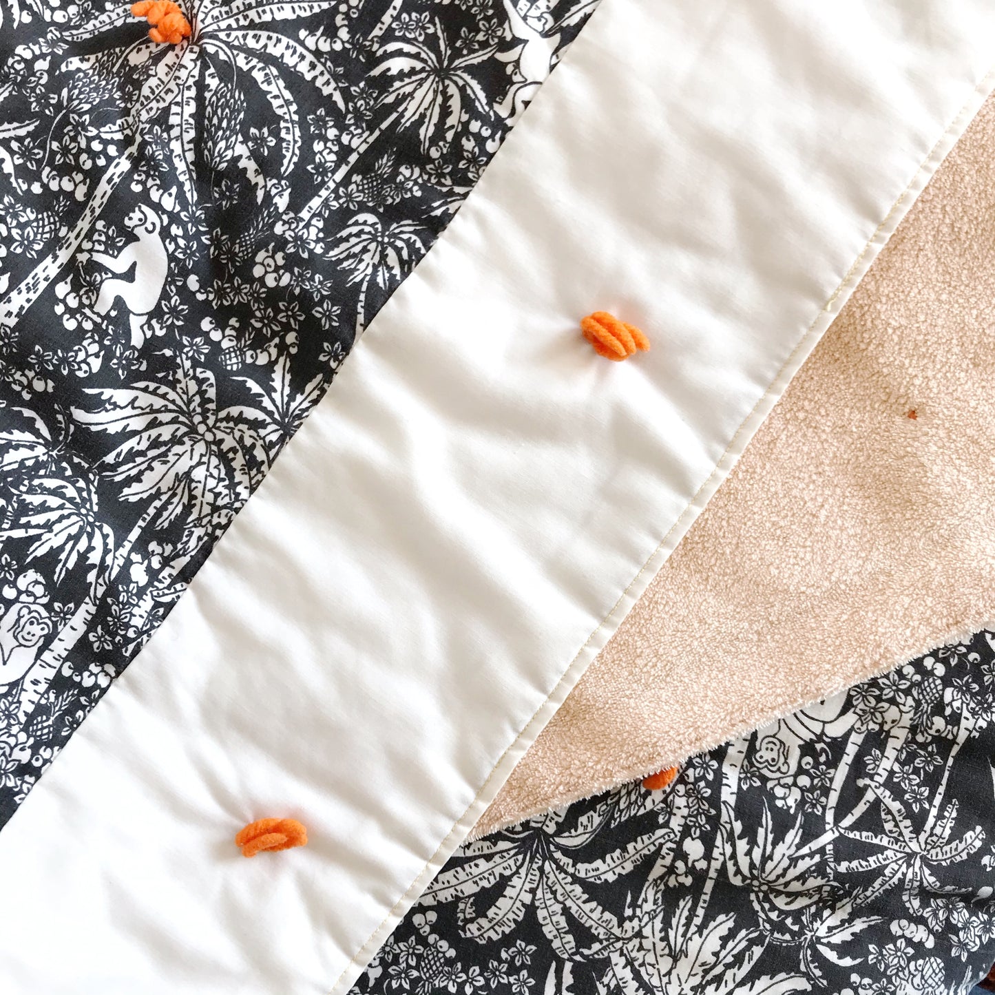 Vintage Jungle Quilt (56” x 41”)