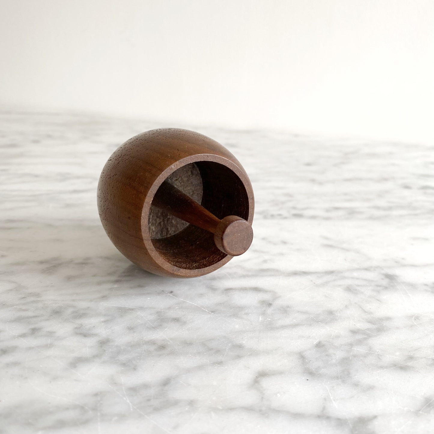 Vintage Turned Wood Toothpick Holder
