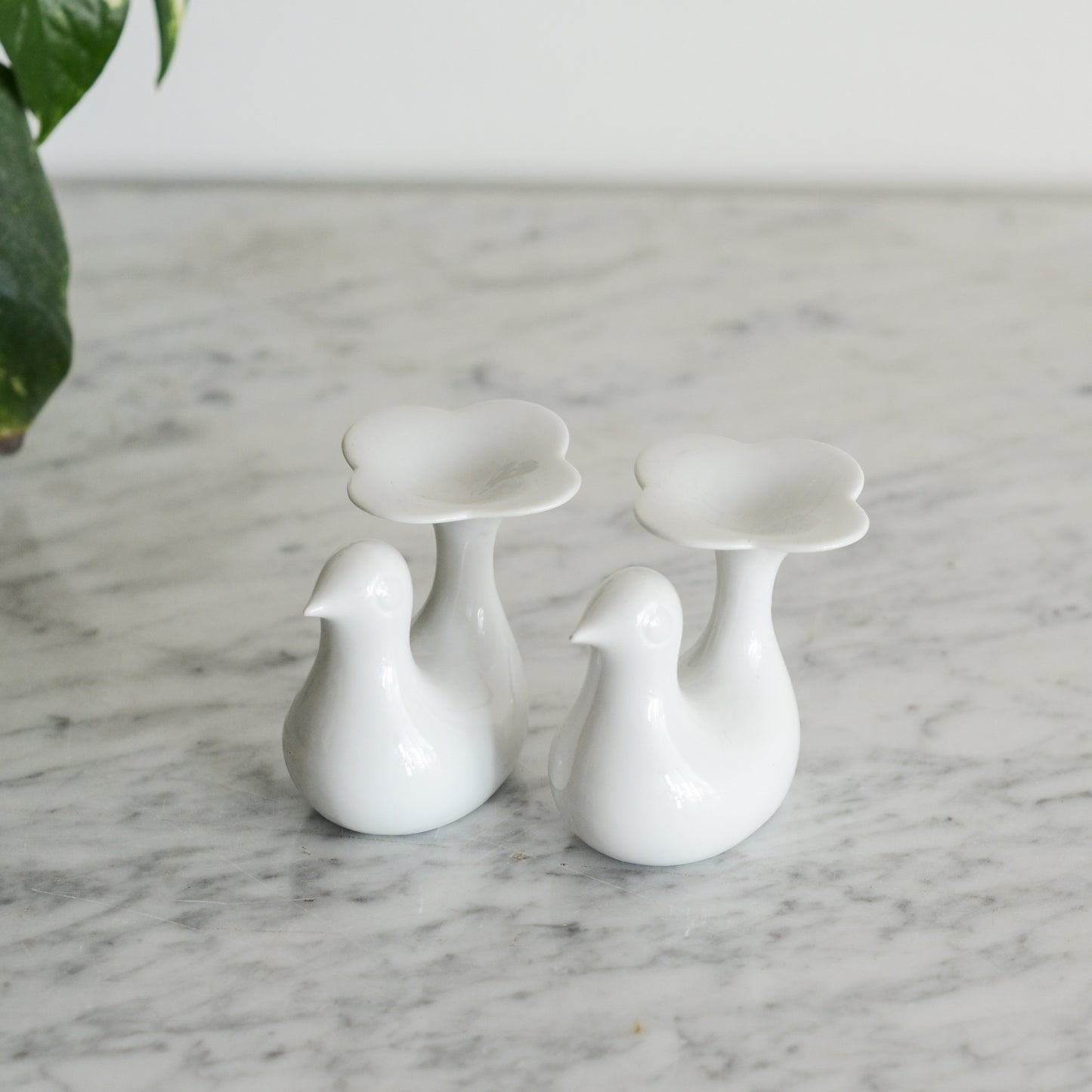 Vintage Minimalist Porcelain Bird, Germany