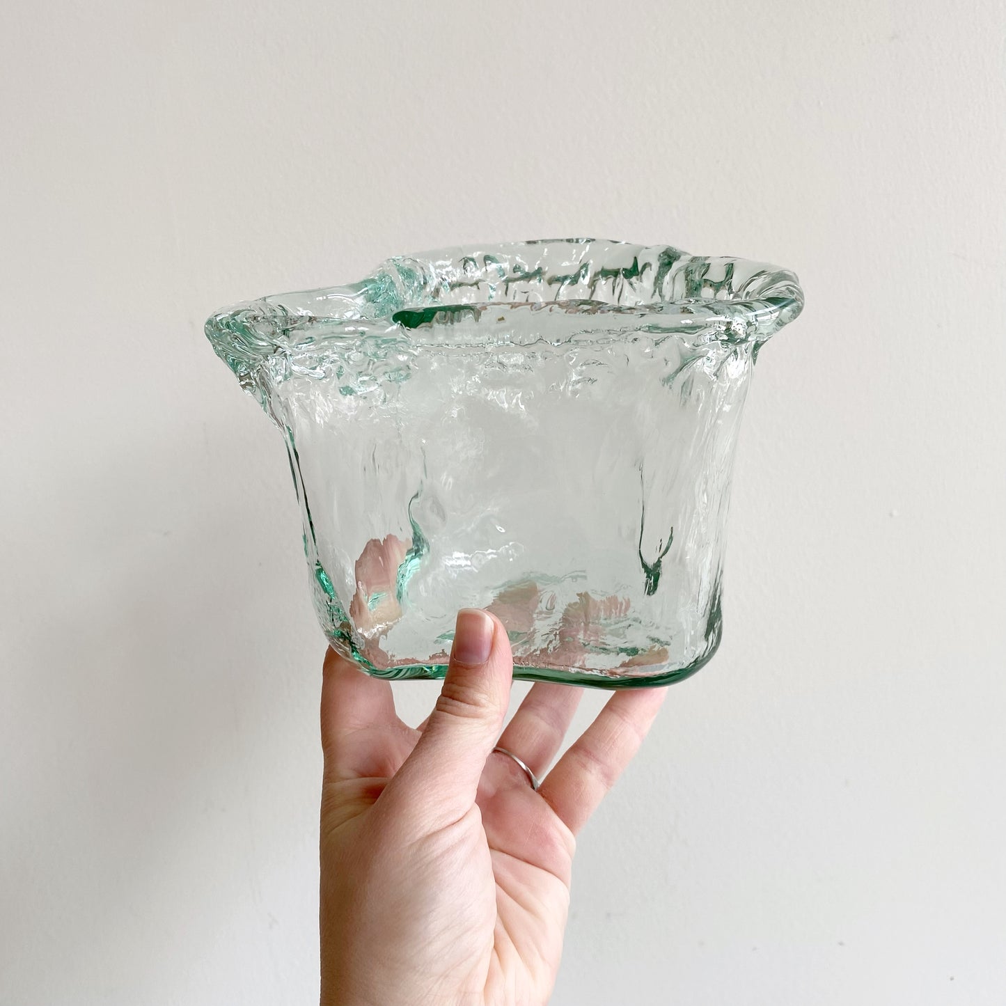 Vintage Recycled Glass Vessel