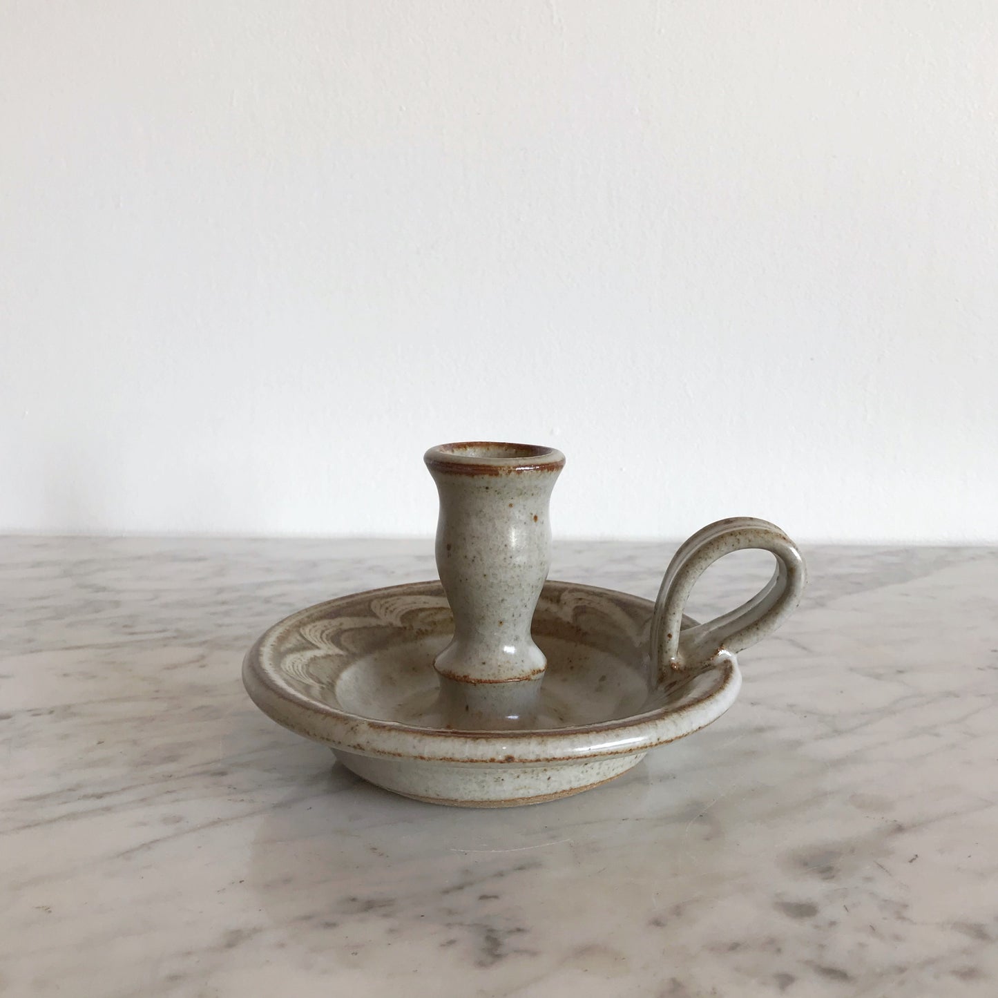 Simple Handcrafted Pottery Candle Holder
