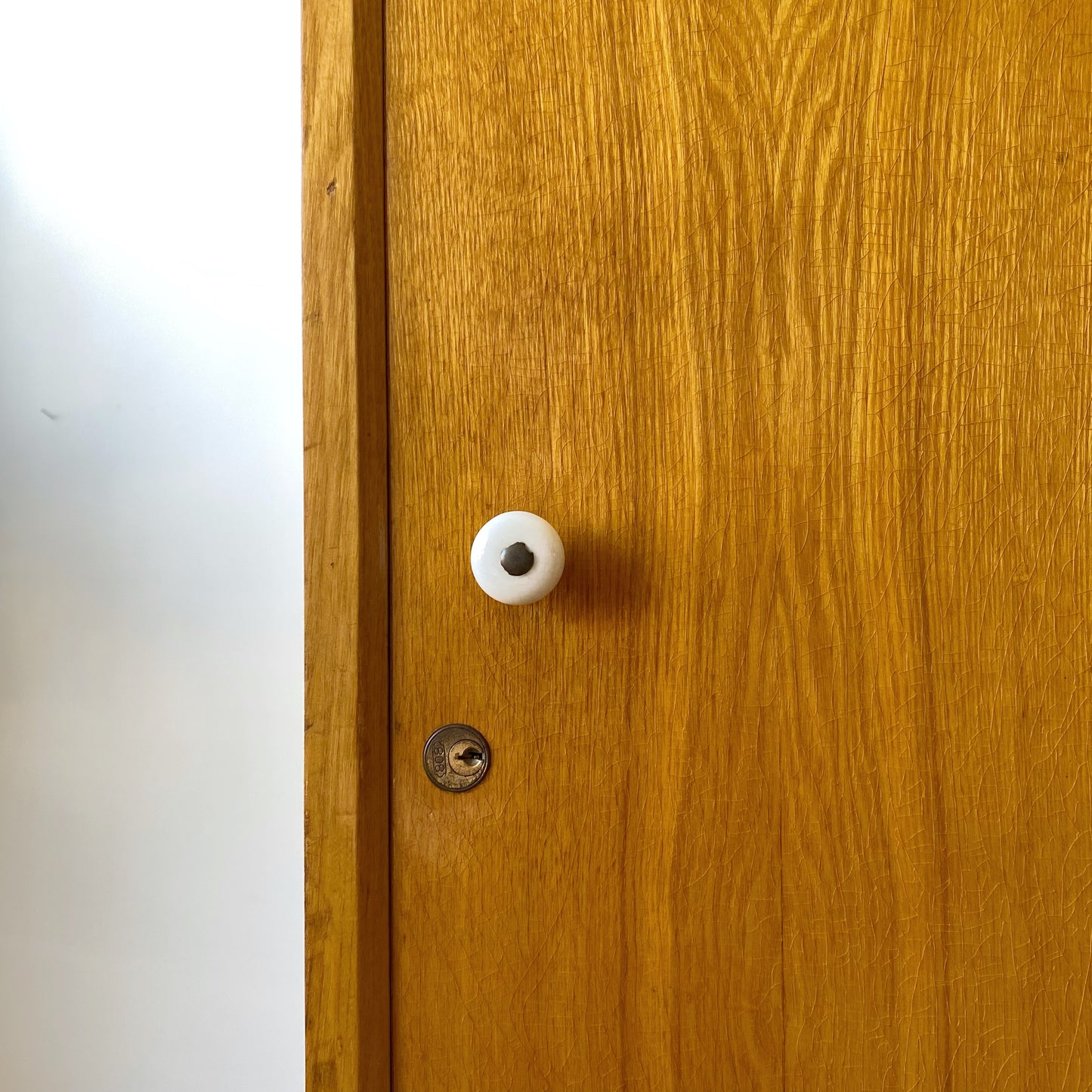 Vintage Wooden Wardrobe Cupboard