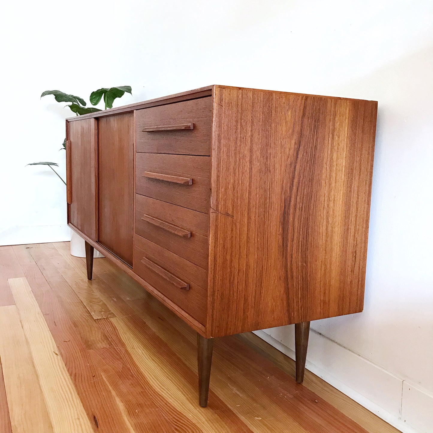 Vintage Mid Century Teak Credenza, Denmark