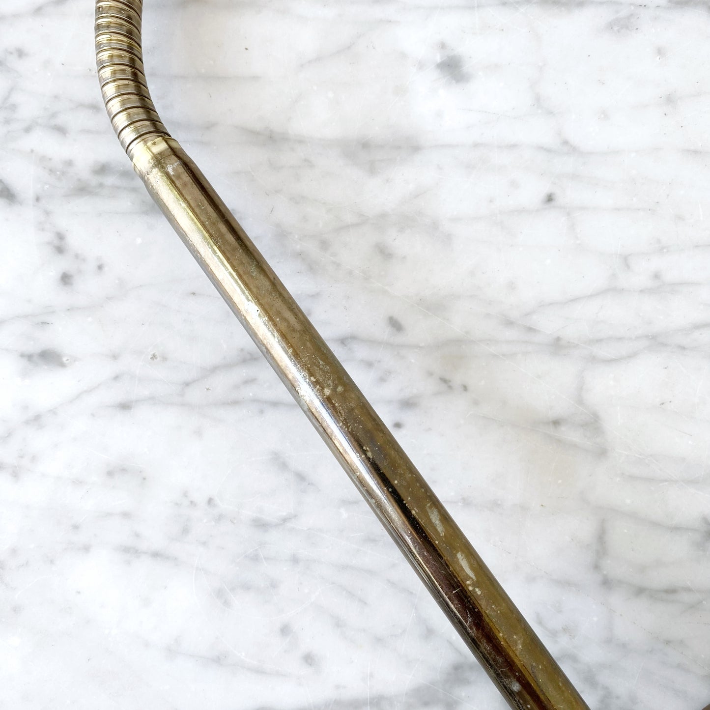 Vintage Brown Enamel Desk Lamp