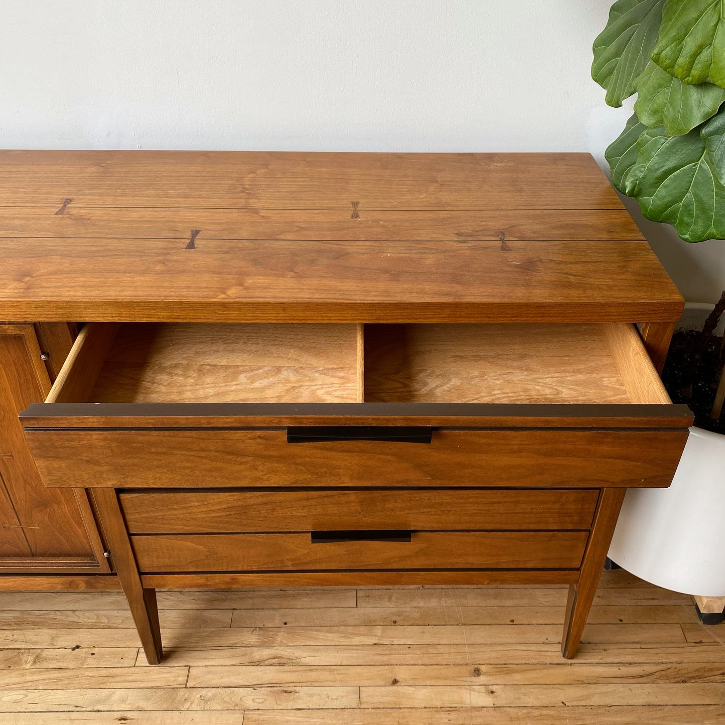 Vintage Lane “Tuxedo” Lowboy Credenza