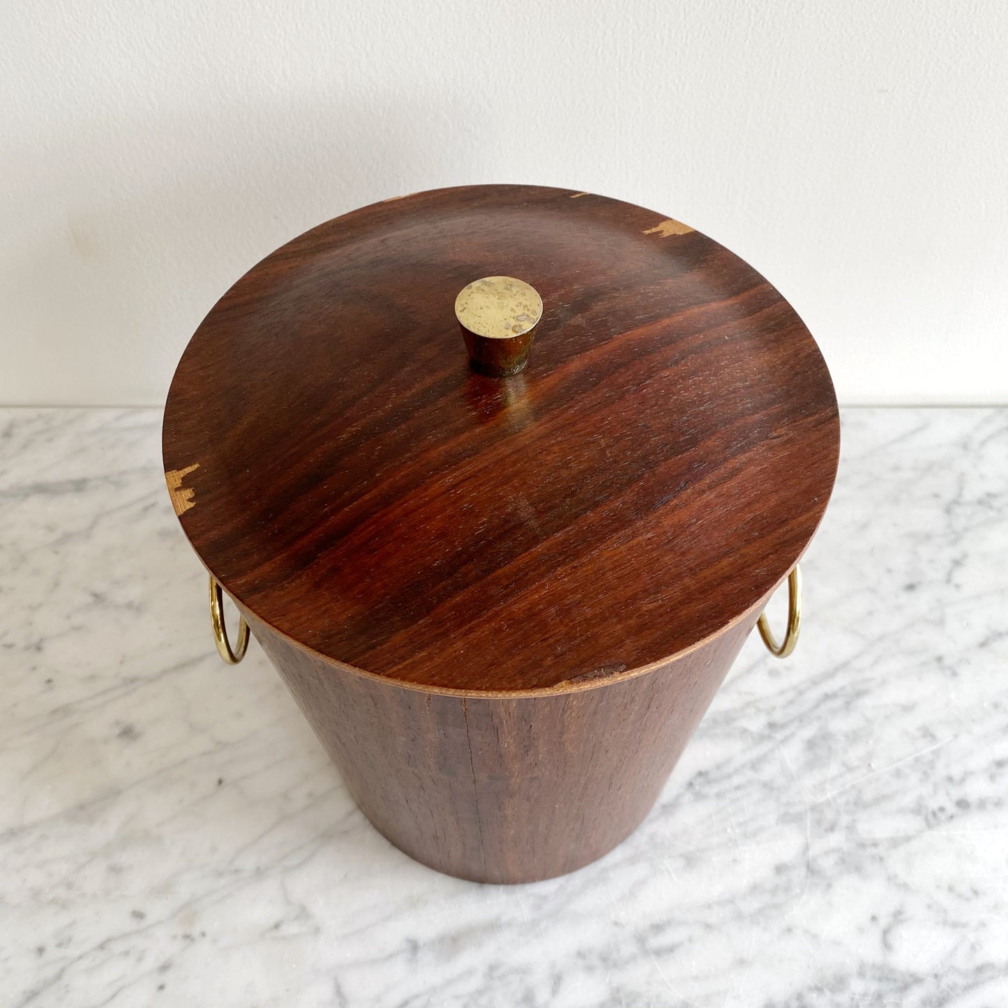 Vintage MCM Rosewood Ice Bucket