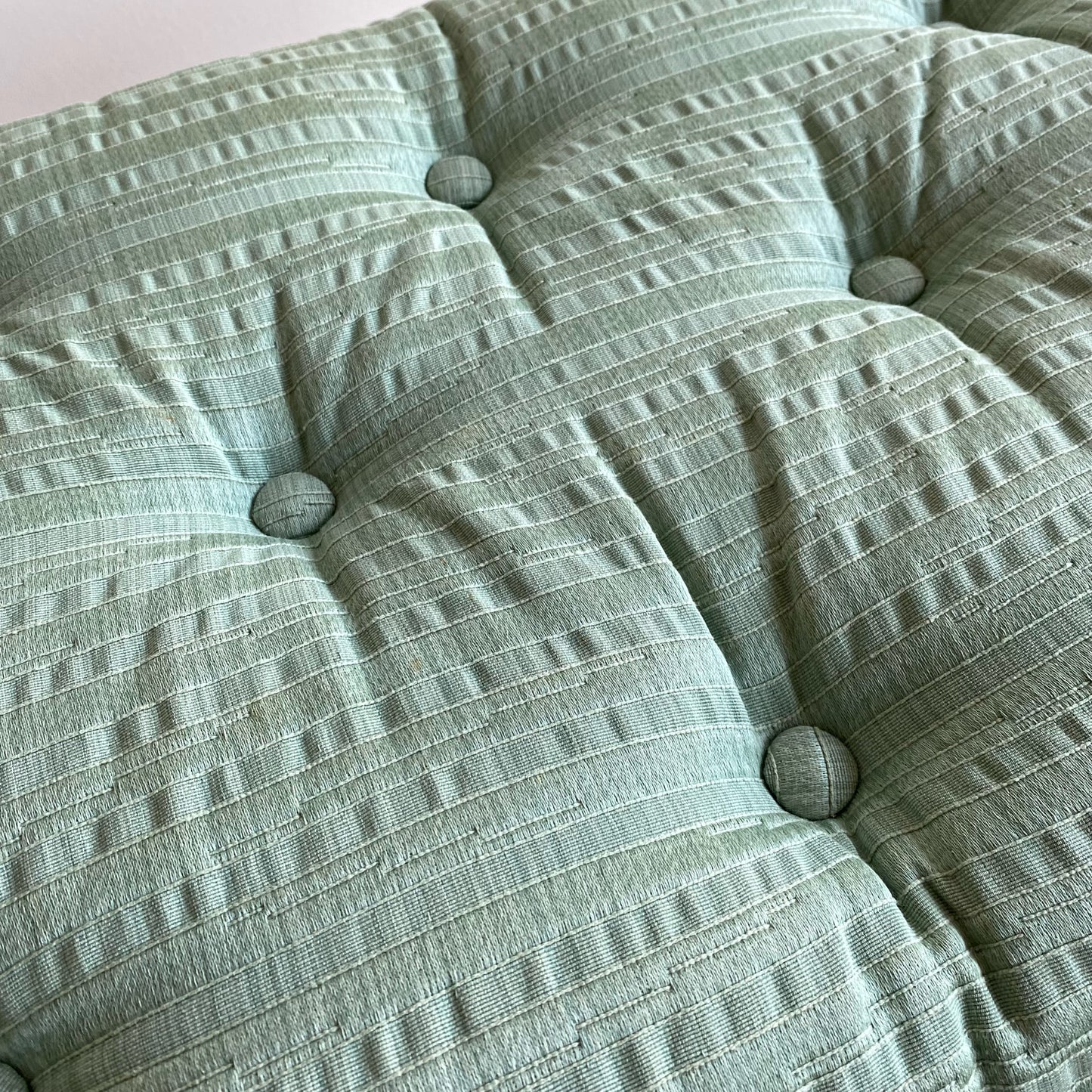 Vintage Mid-Century Upholstered Stool / Bench