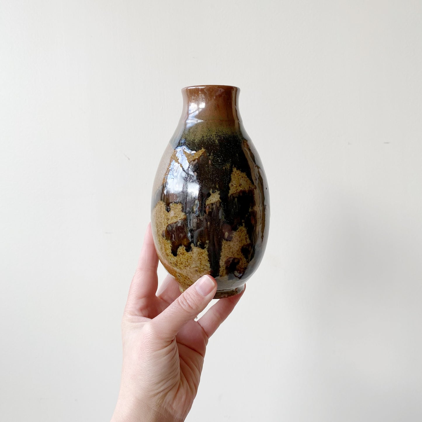 Tall Vintage Pottery Vase
