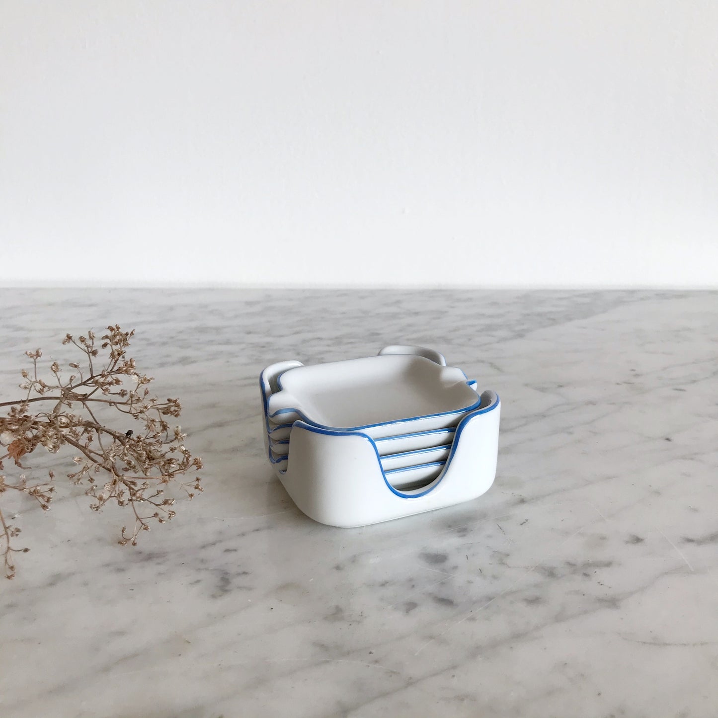 Set of Vintage Porcelain Ashtrays