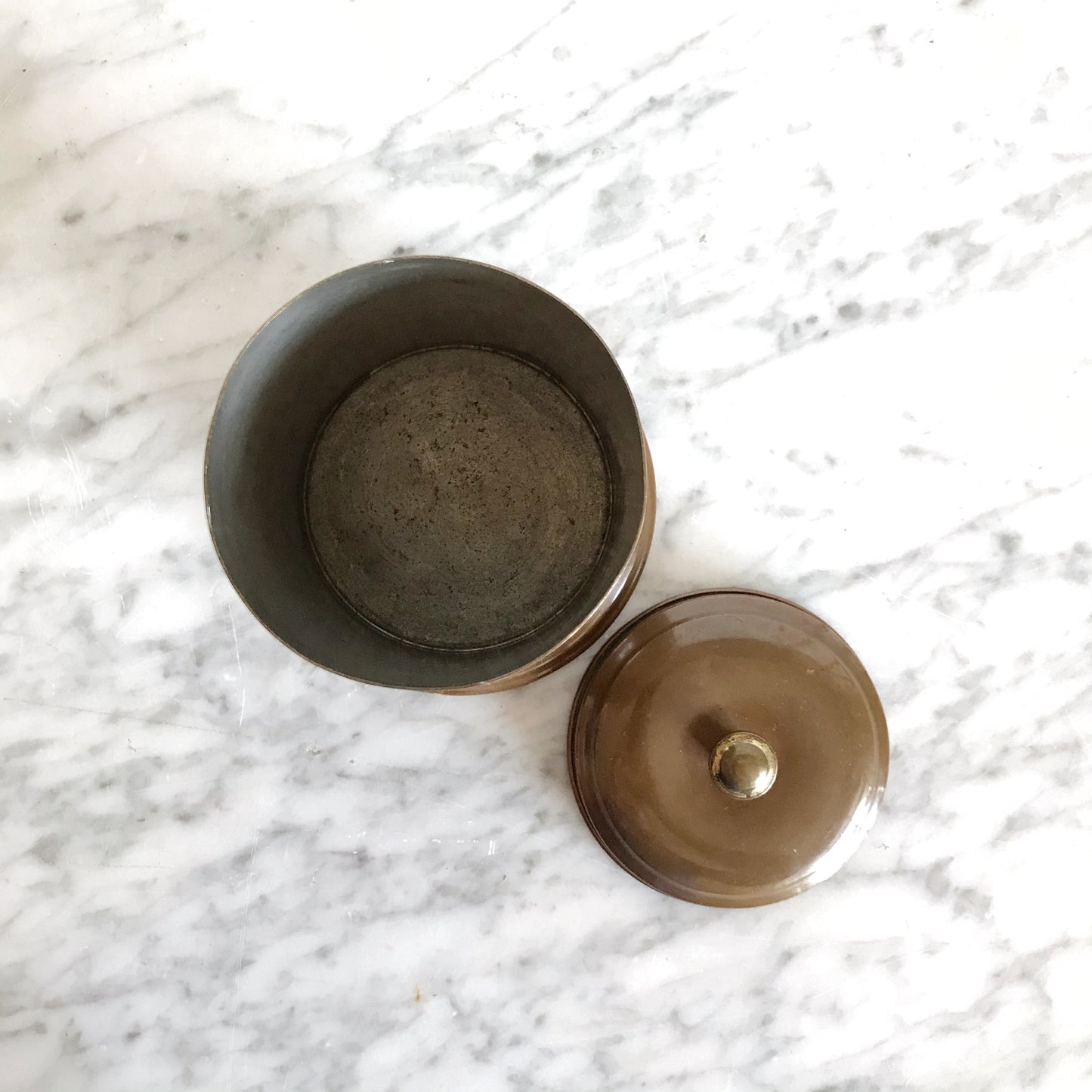 Vintage Copper Tea Canister