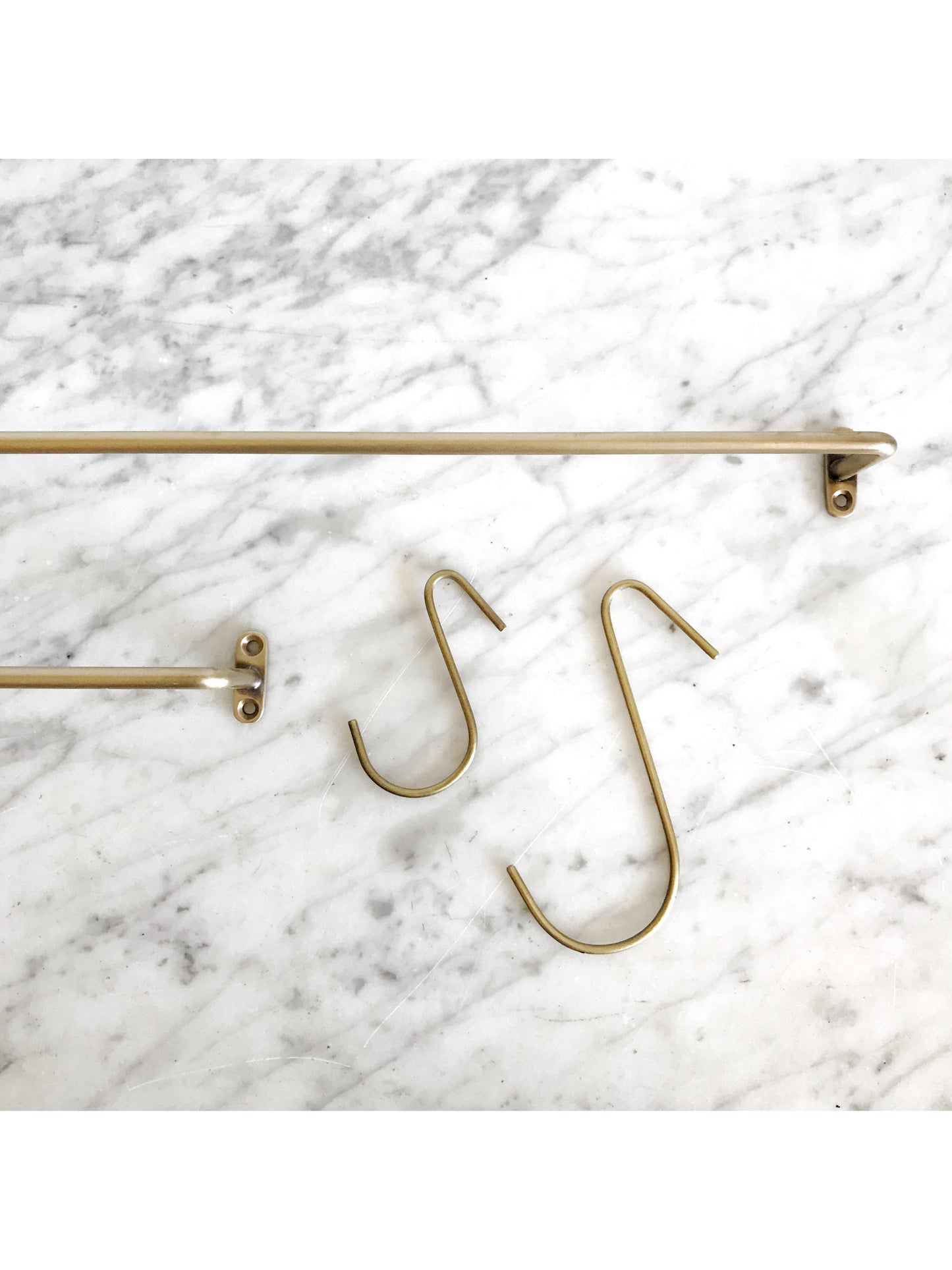 Simple Brass J Hook