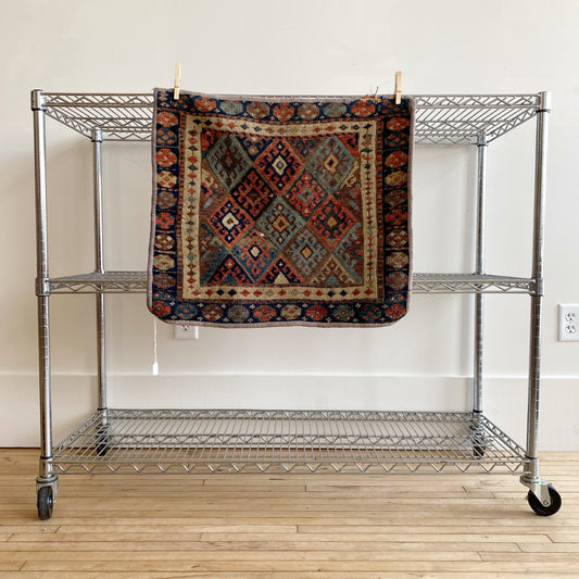 Antique Hand-knotted Persian Textile Hanging / Rug