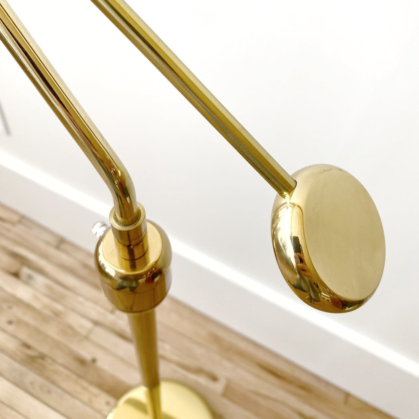 Vintage Gold Articulating Floor Lamp