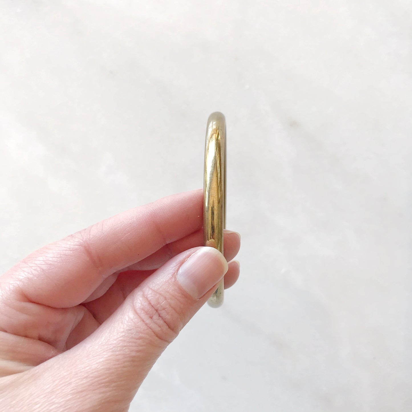 Vintage Minimal Brass Bangle