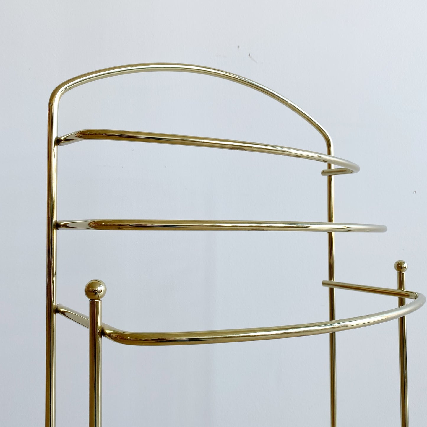 X-Large Vintage Gold Towel Stand
