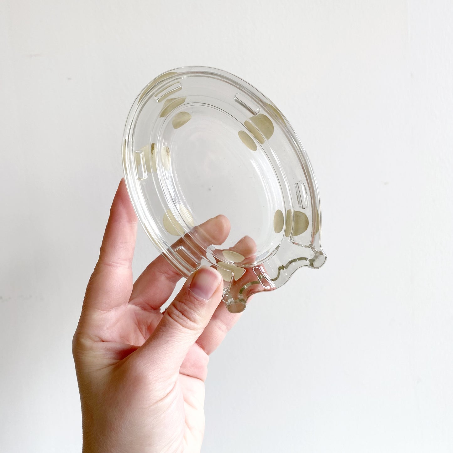 Vintage Horseshoe Glass Ashtray / Dish