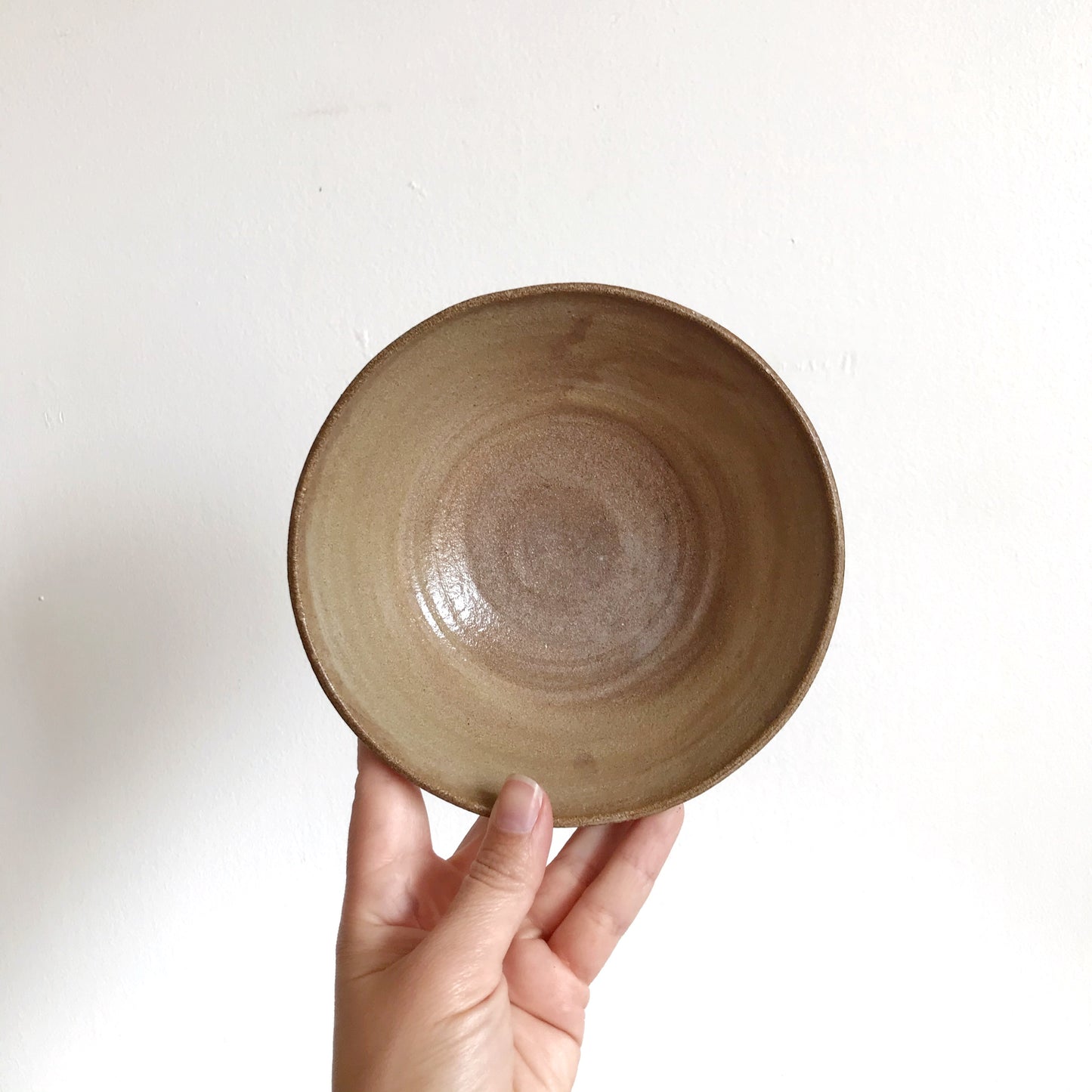 Vintage Studio Pottery Bowl, 1981