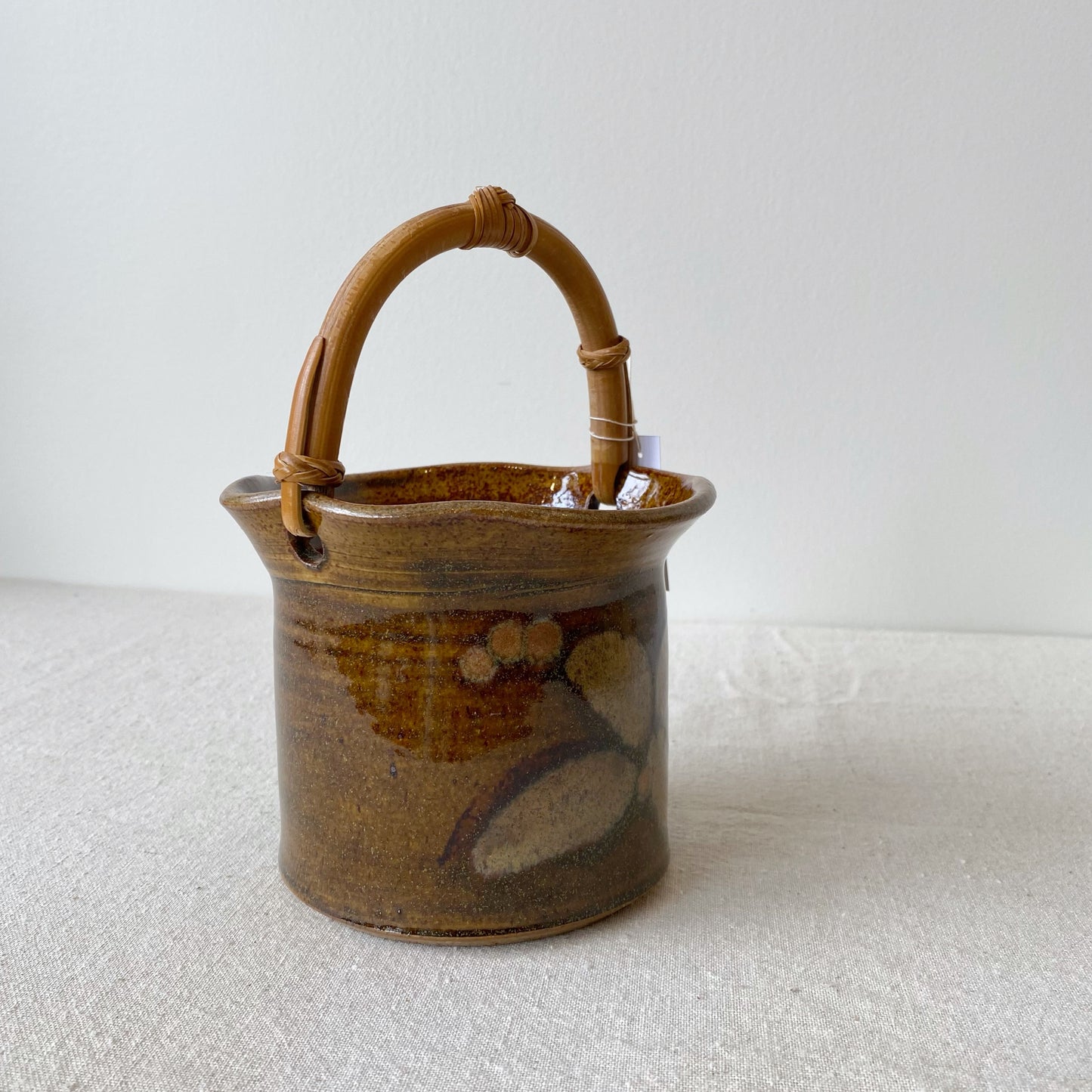 Vintage Studio Pottery Piece with Handle
