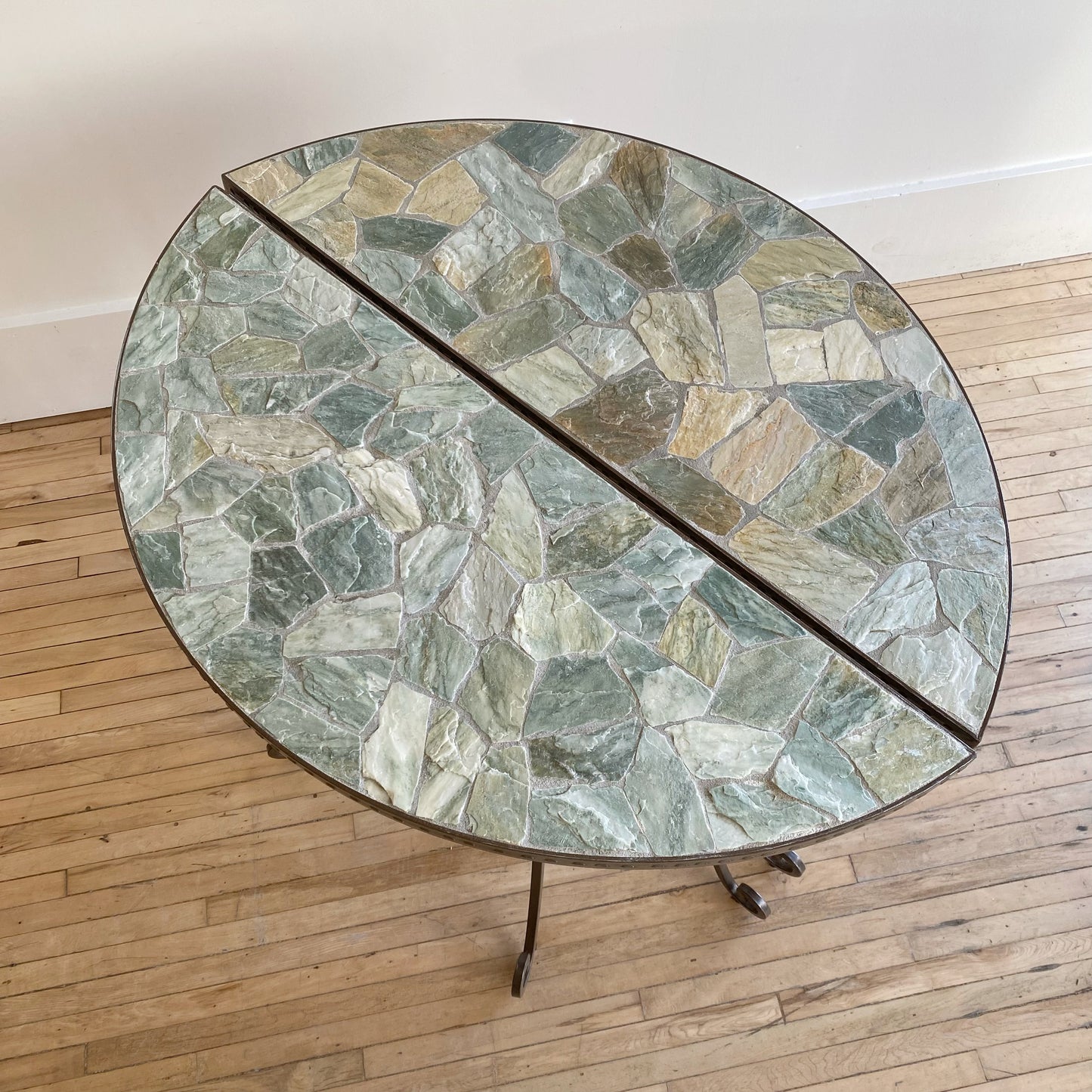 Found Iron + Stone Console Table, Choose