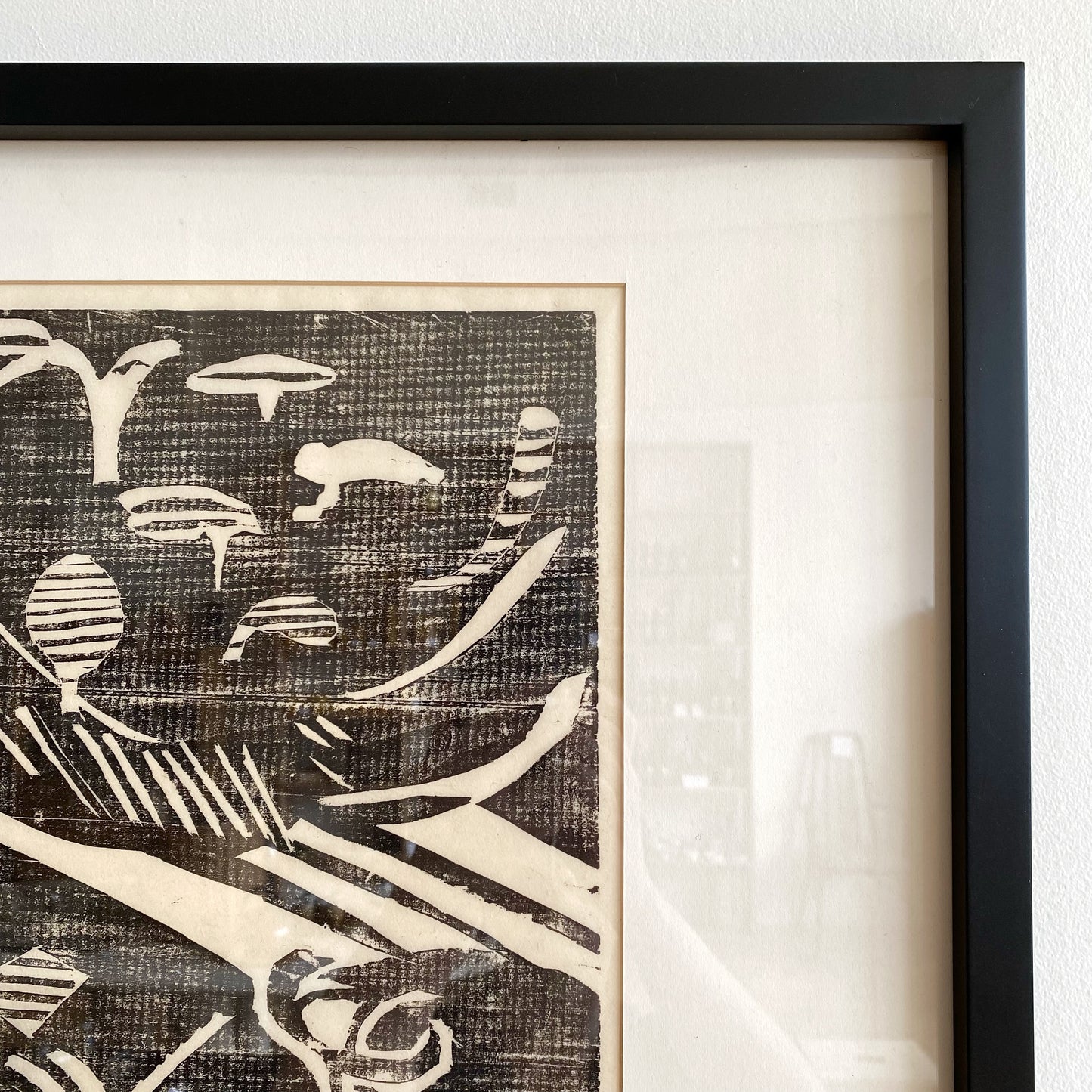 "Bull" : Vintage Original Print by Frank Wallace