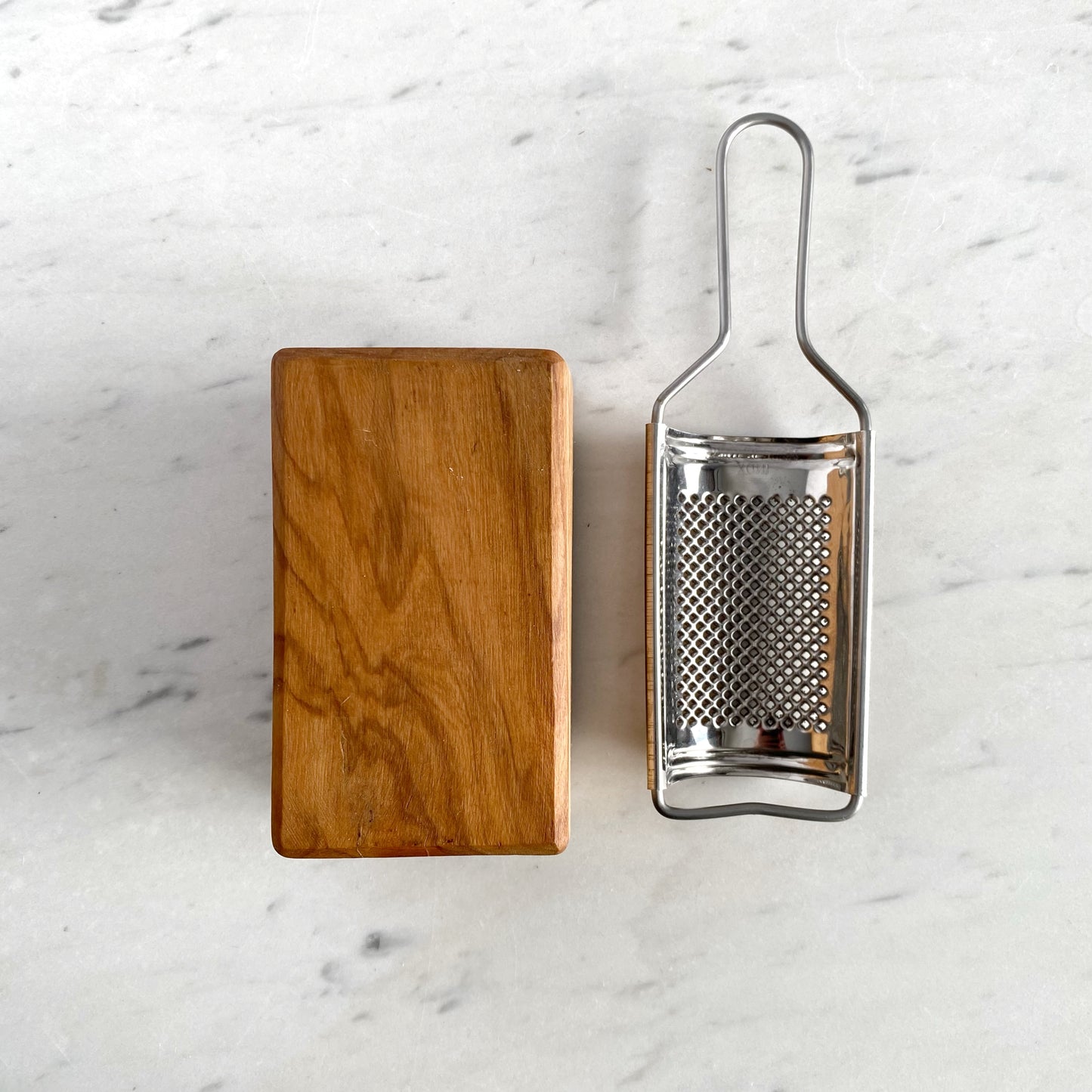 Found Olivewood Box Grater, Italy