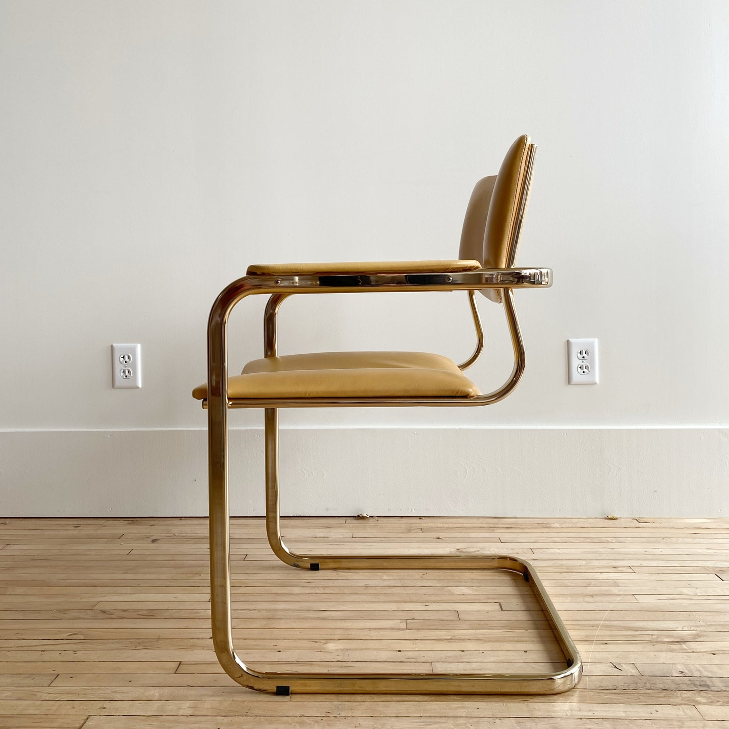 Vintage Italian Leather Chair by Arrben
