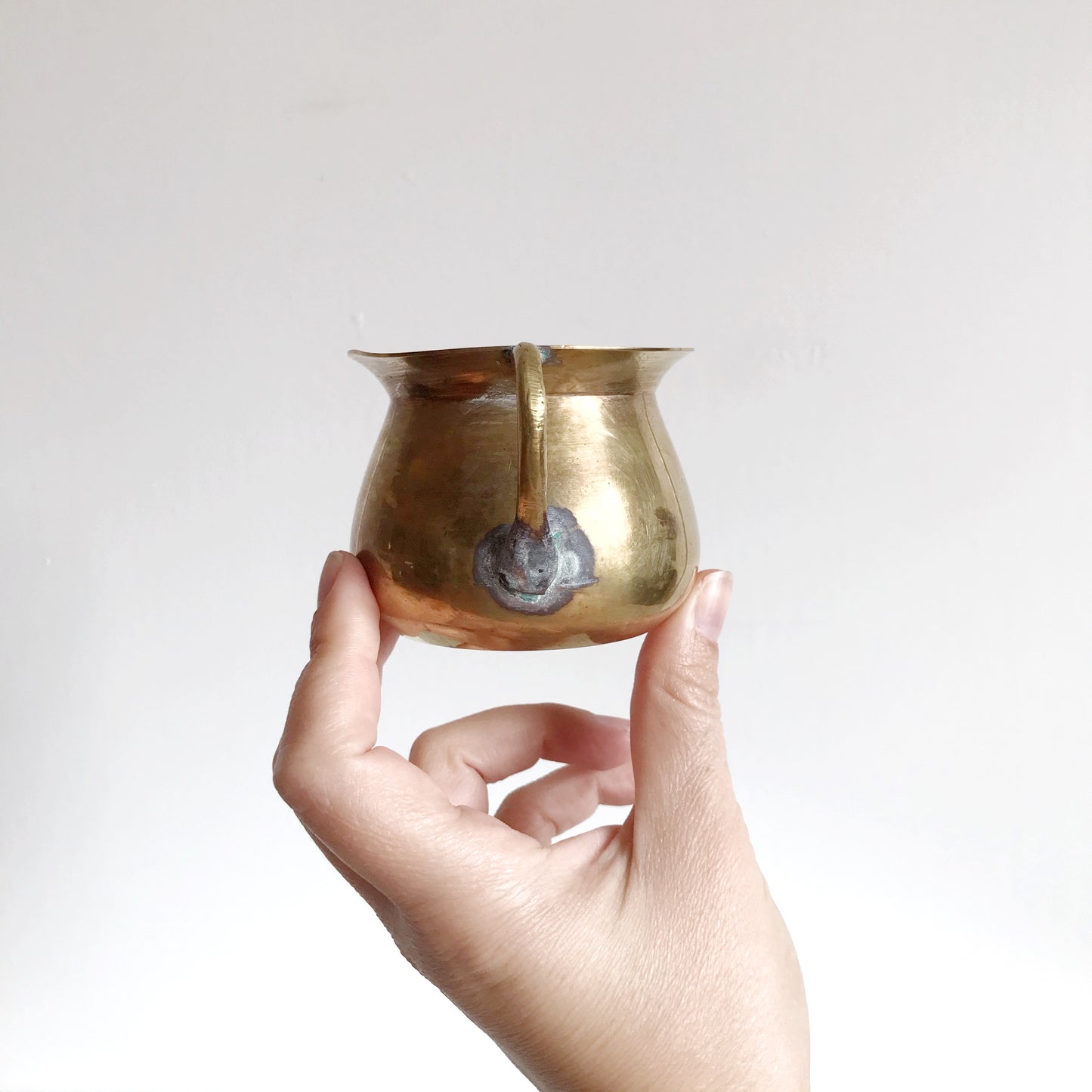 Vintage Brass Cup w/ Handles