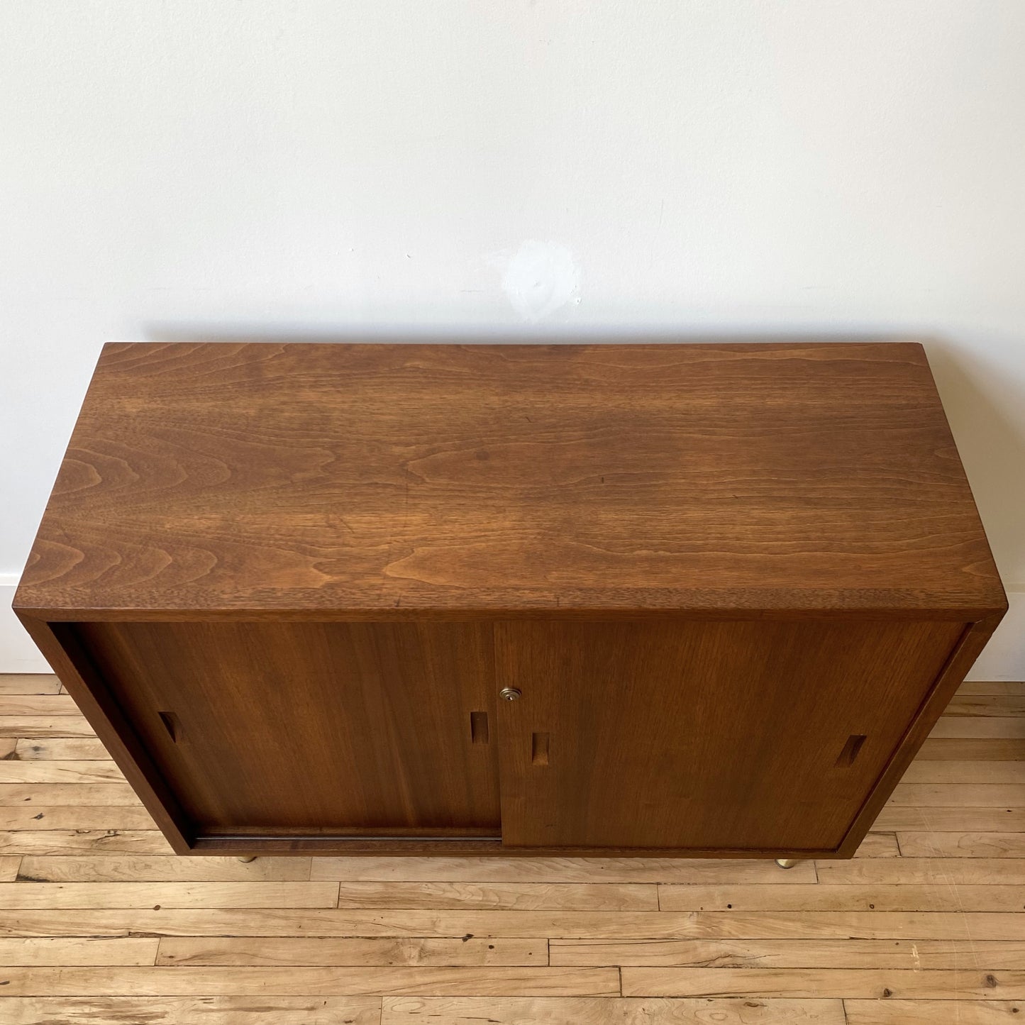 Petite Vintage MCM Storage Cabinet, Restored