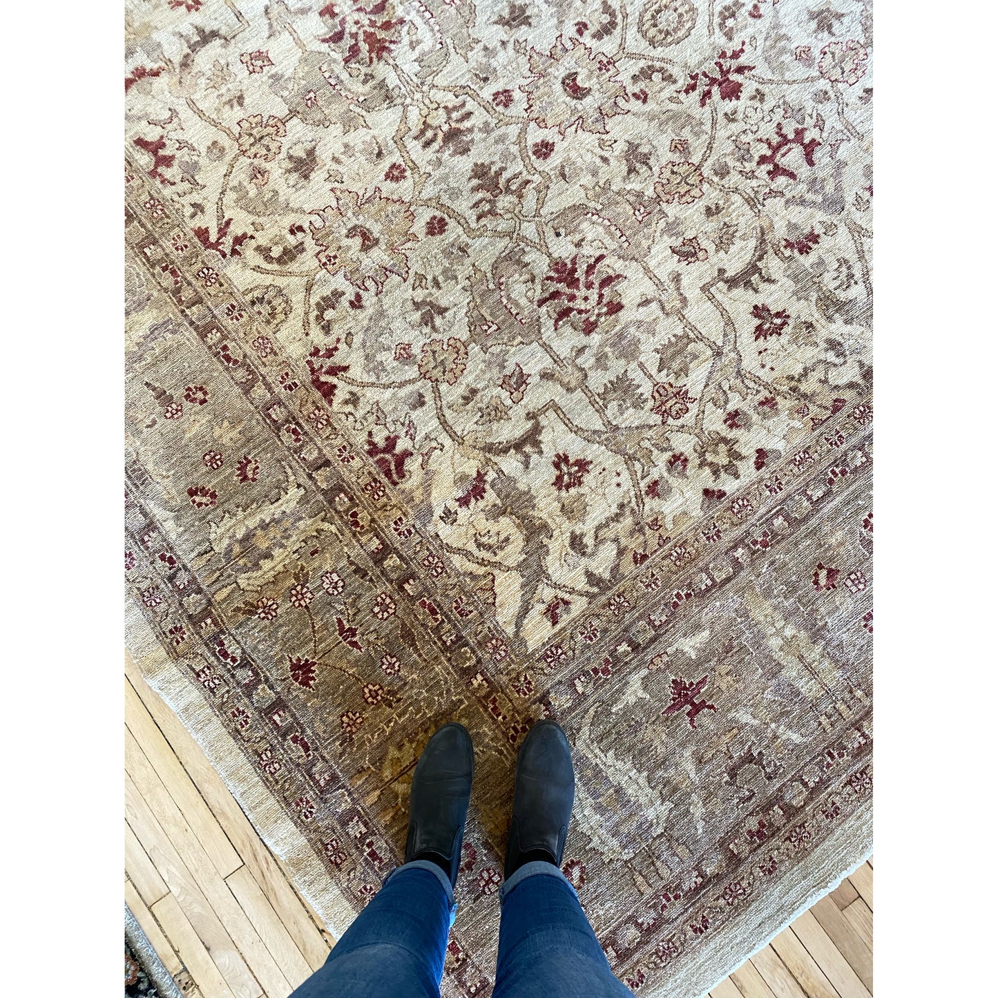 CICELY Hand-knotted Wool Area Rug (9'2" x 12'9")