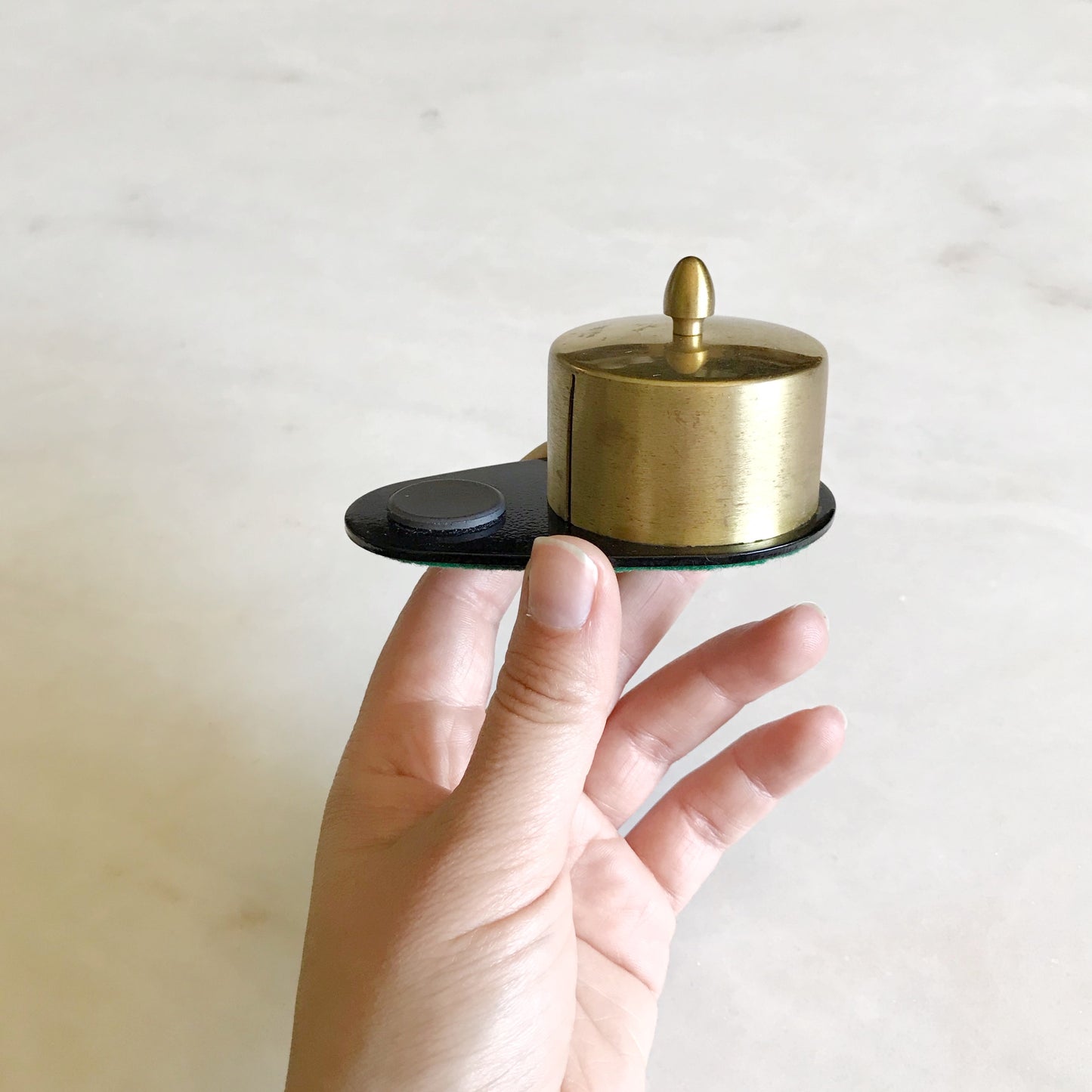 Vintage Brass Stamp/Washi Tape Dispenser