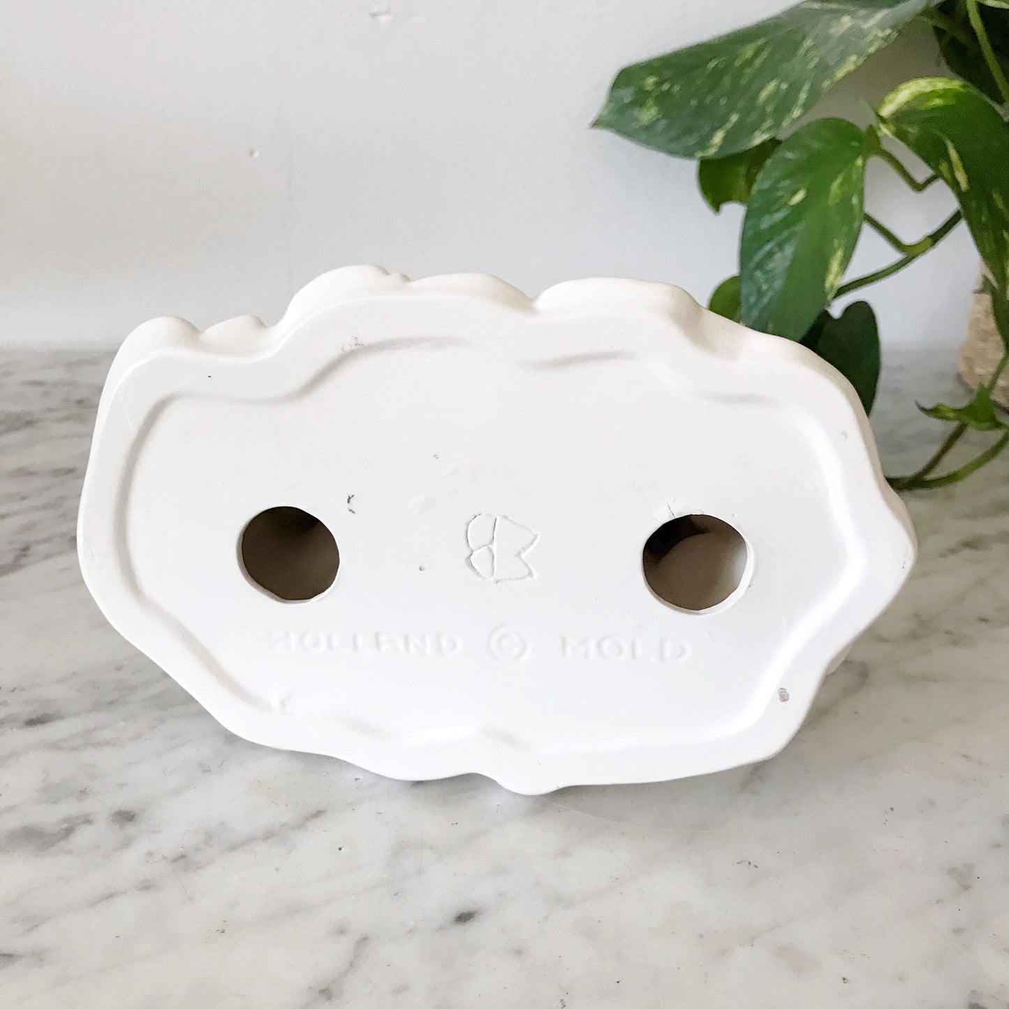 XL White Ceramic Bird