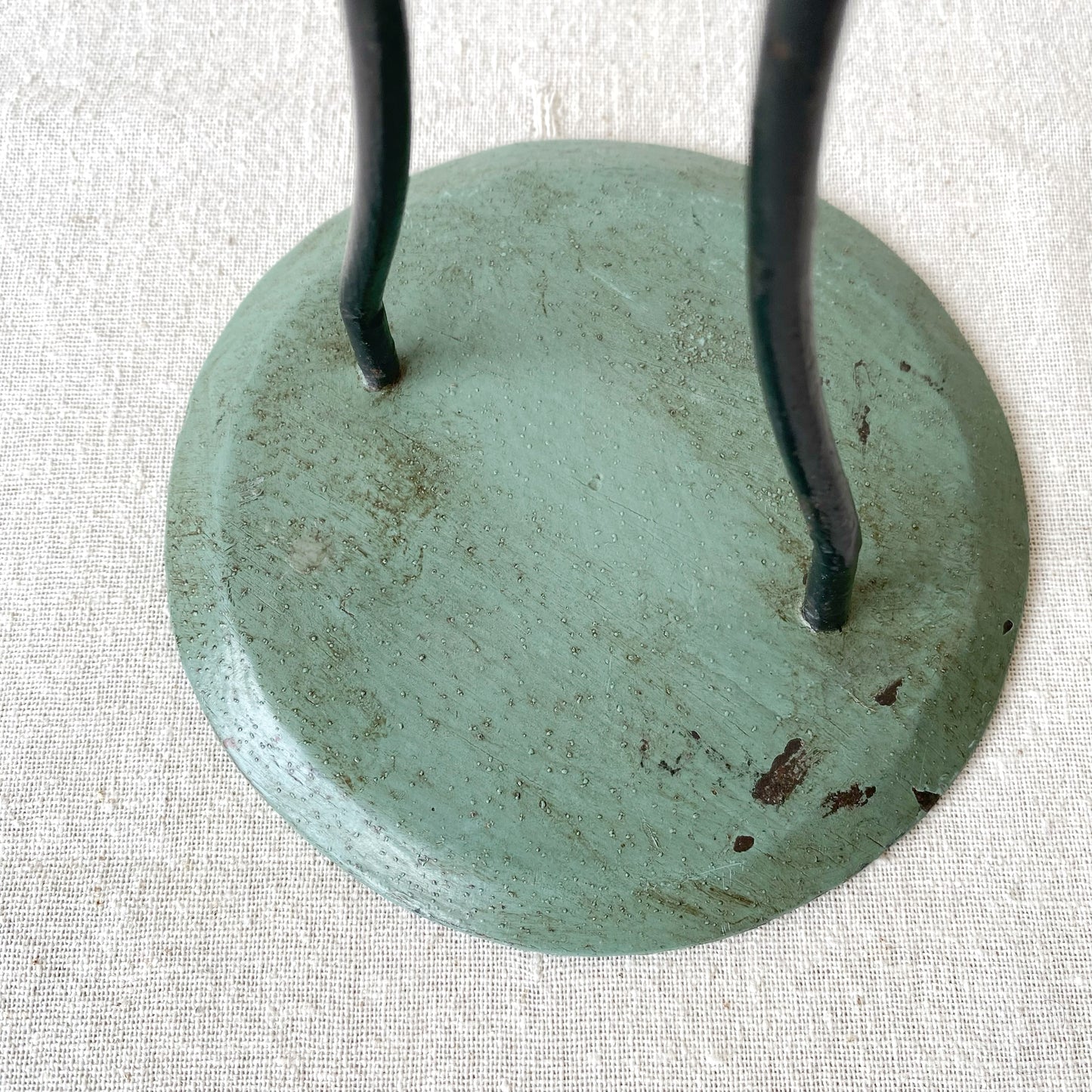 Vintage Handcrafted Candleholder Duo