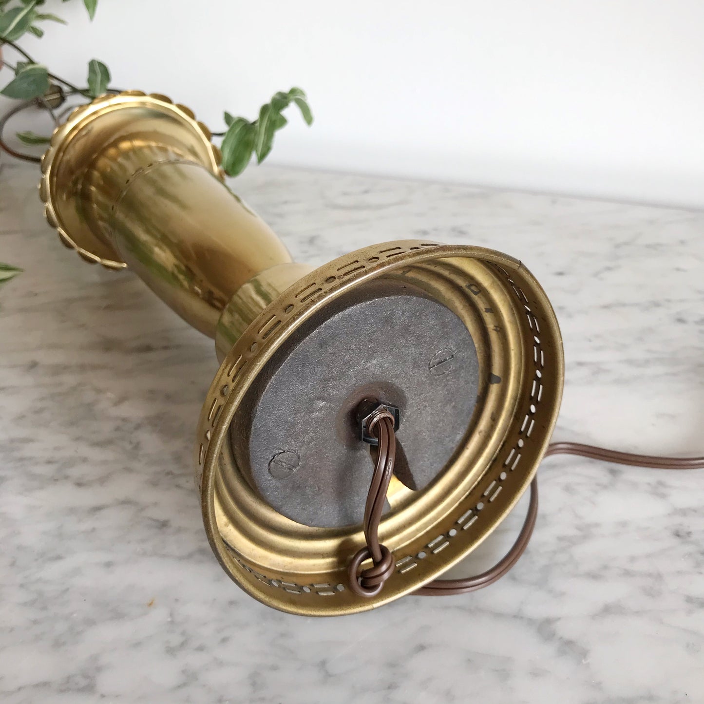 Vintage Decorative Brass Table Lamp Base