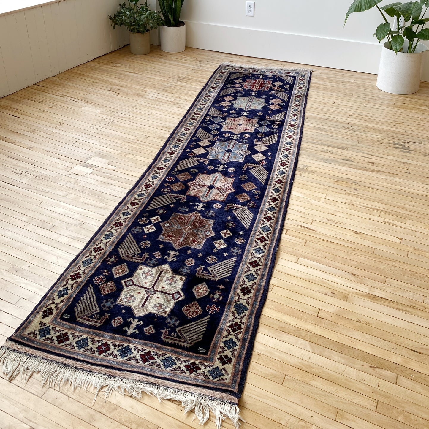 "EMMA" Antique Runner Rug (9’10” x 2’7”)