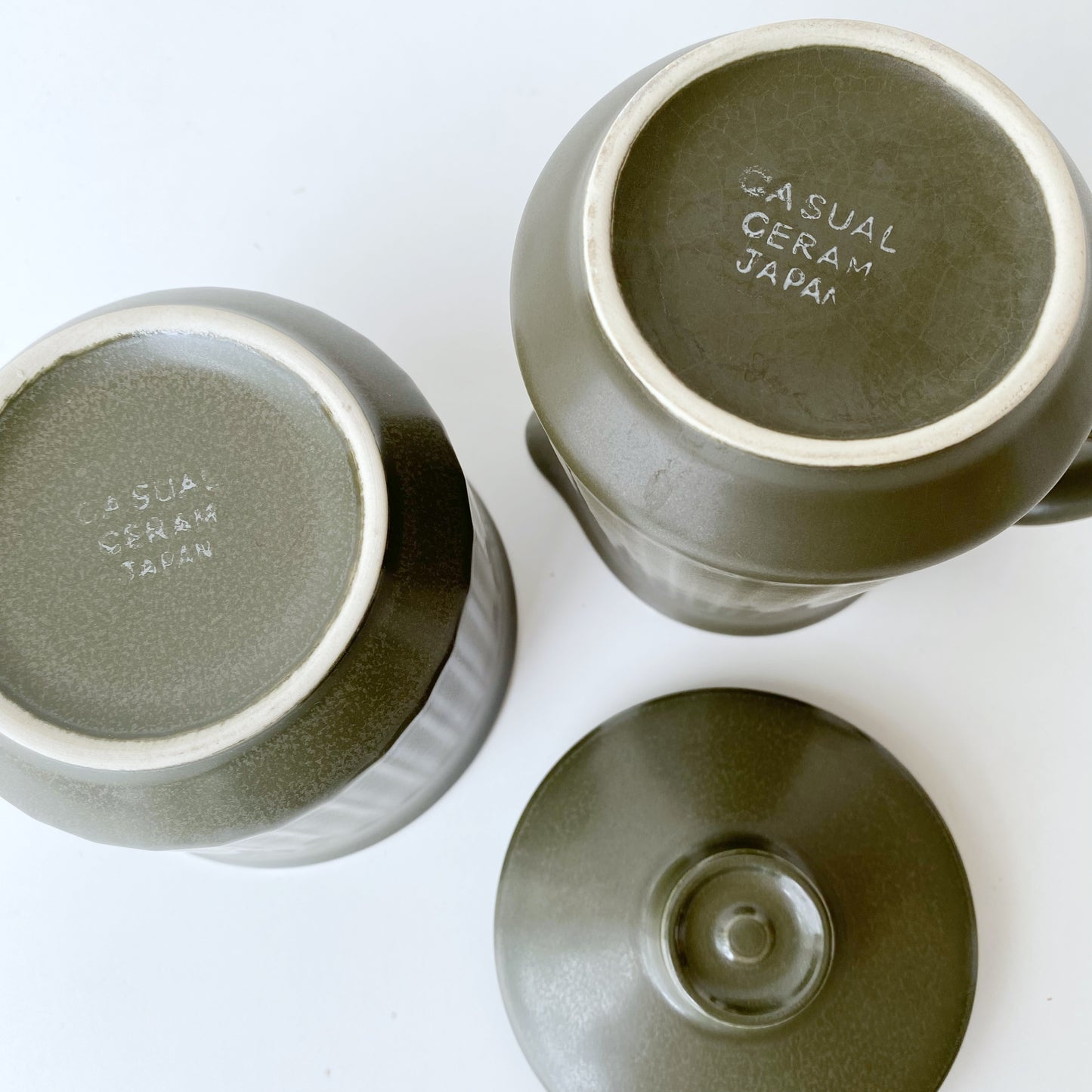 Vintage Ceramic Cream + Sugar Set, Japan