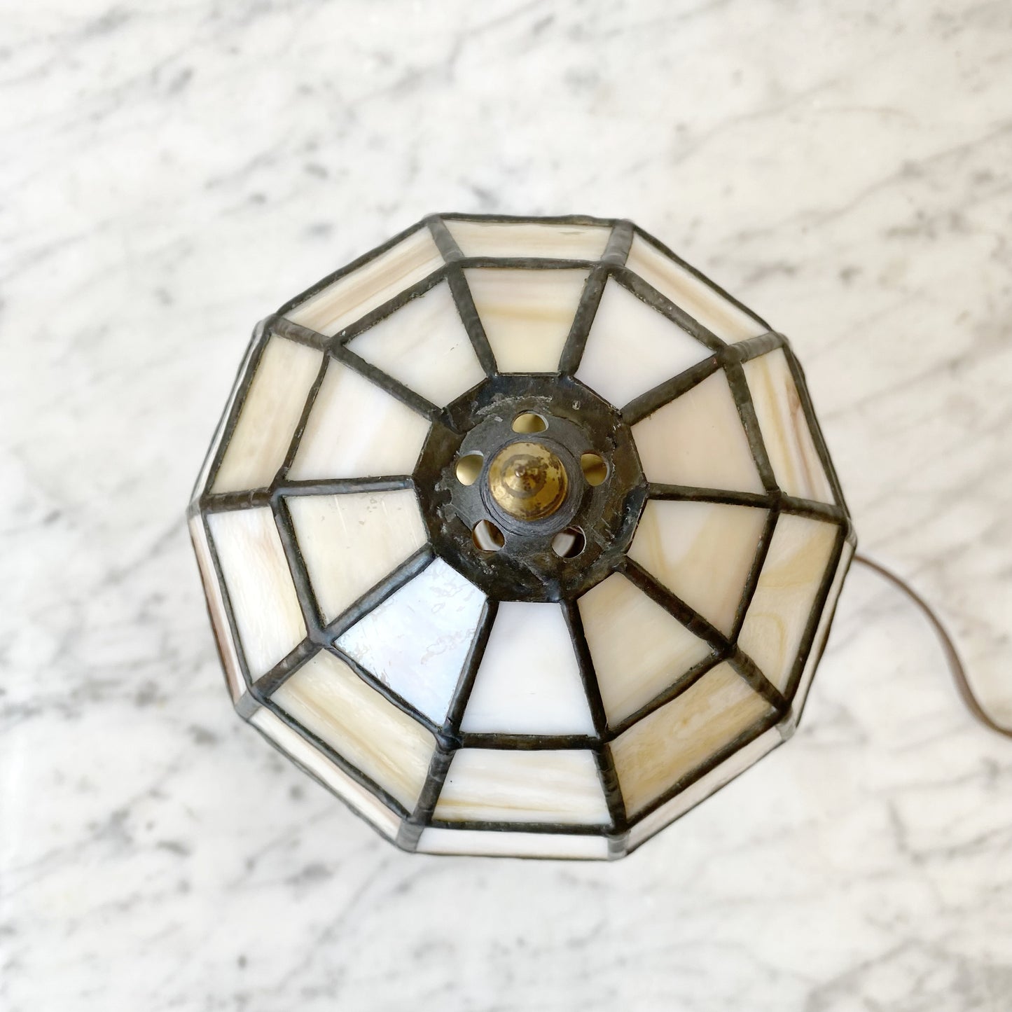 Small Stained Glass Nightlight Lamp